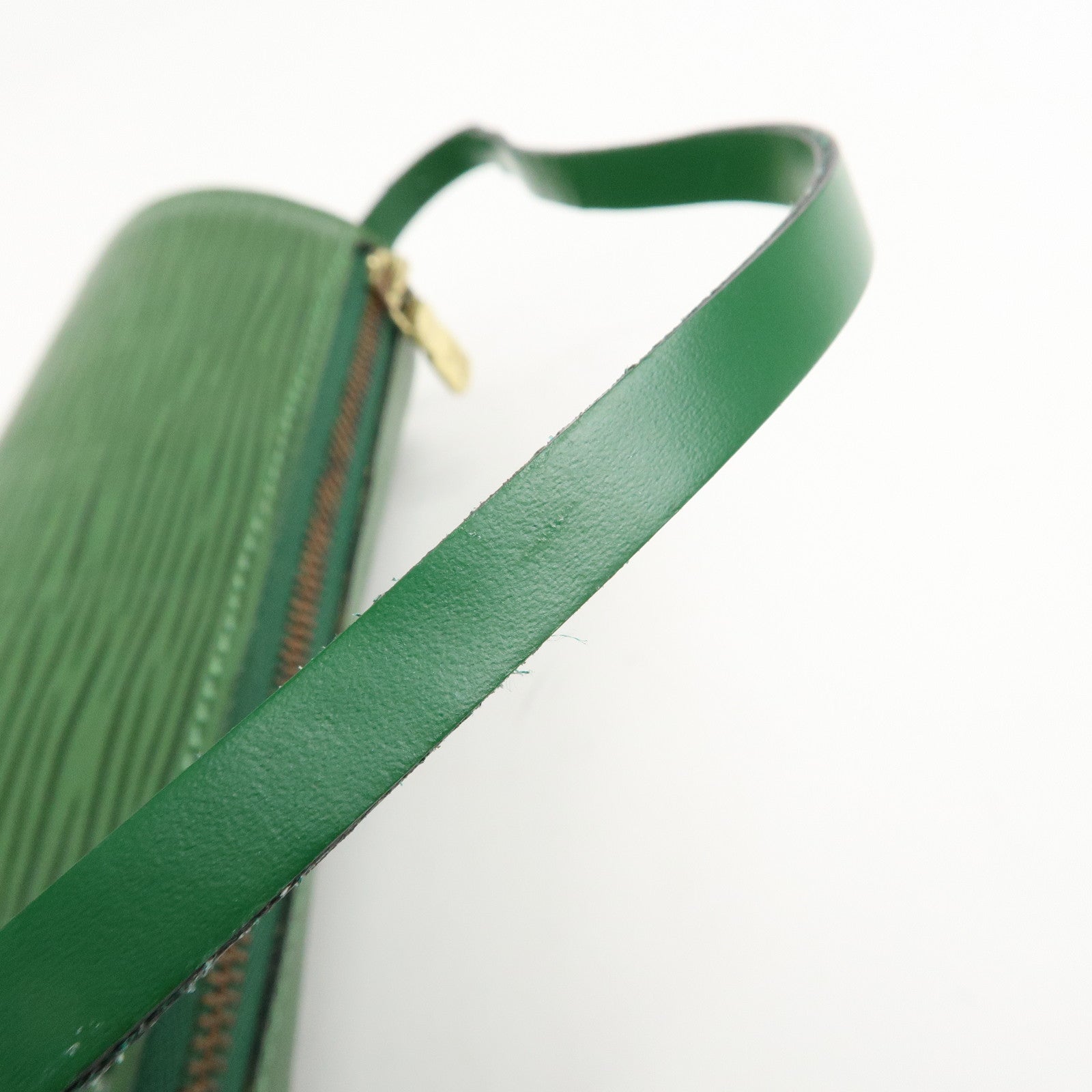 Louis Vuitton Epi Mini Pouch For Soufflot Hand Bag Borneo Green