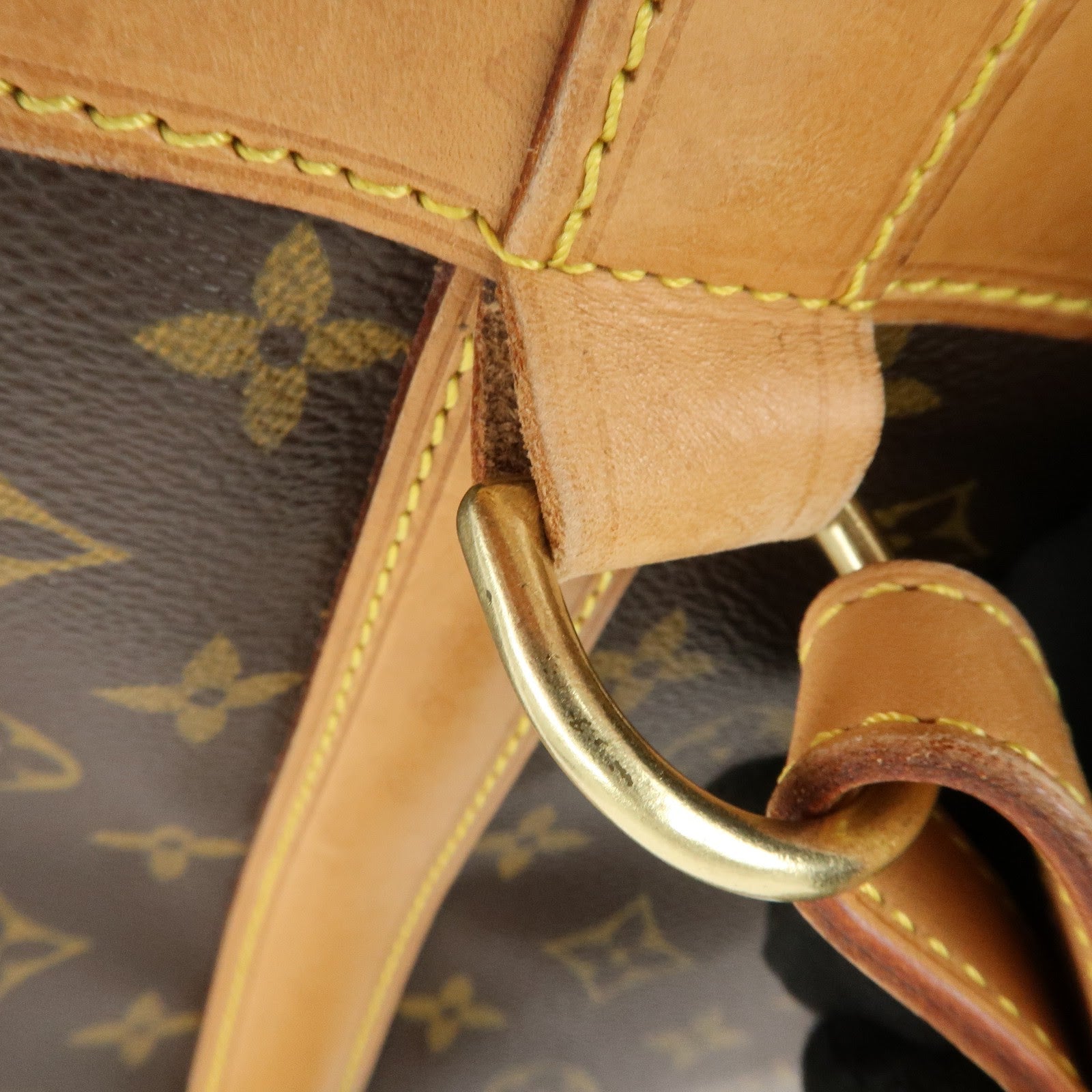 Louis Vuitton Monogram Randonnee PM Laundry Bag Brown M42243 Used