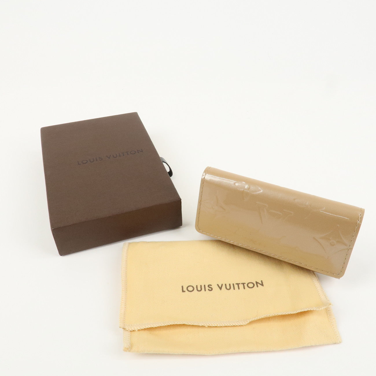 Louis Vuitton Monogram Vernis Multiclé 4 Key Case Noisette M91358 Used
