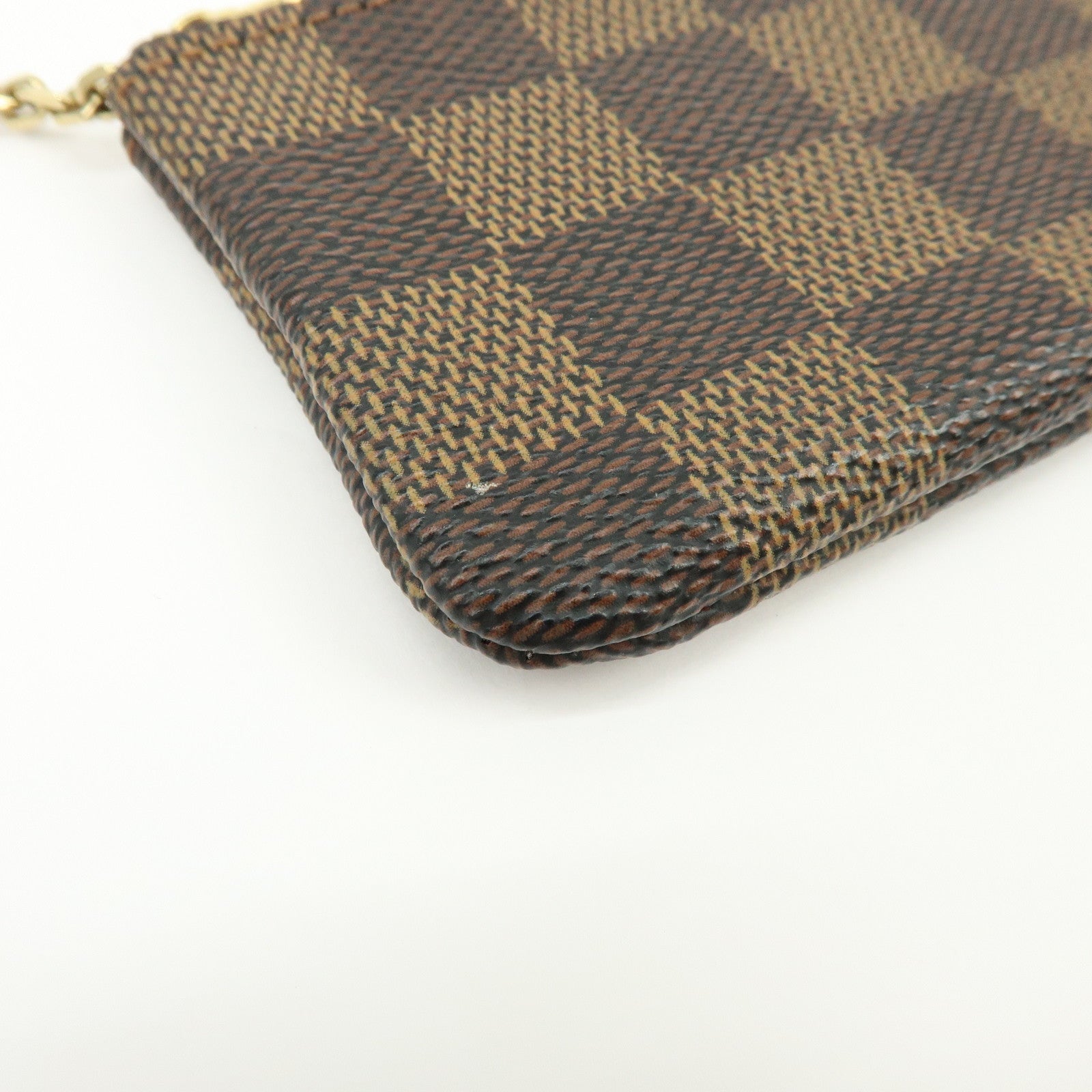 Louis Vuitton Damier Pochette Cles Coin Case Damier Ebene N62658