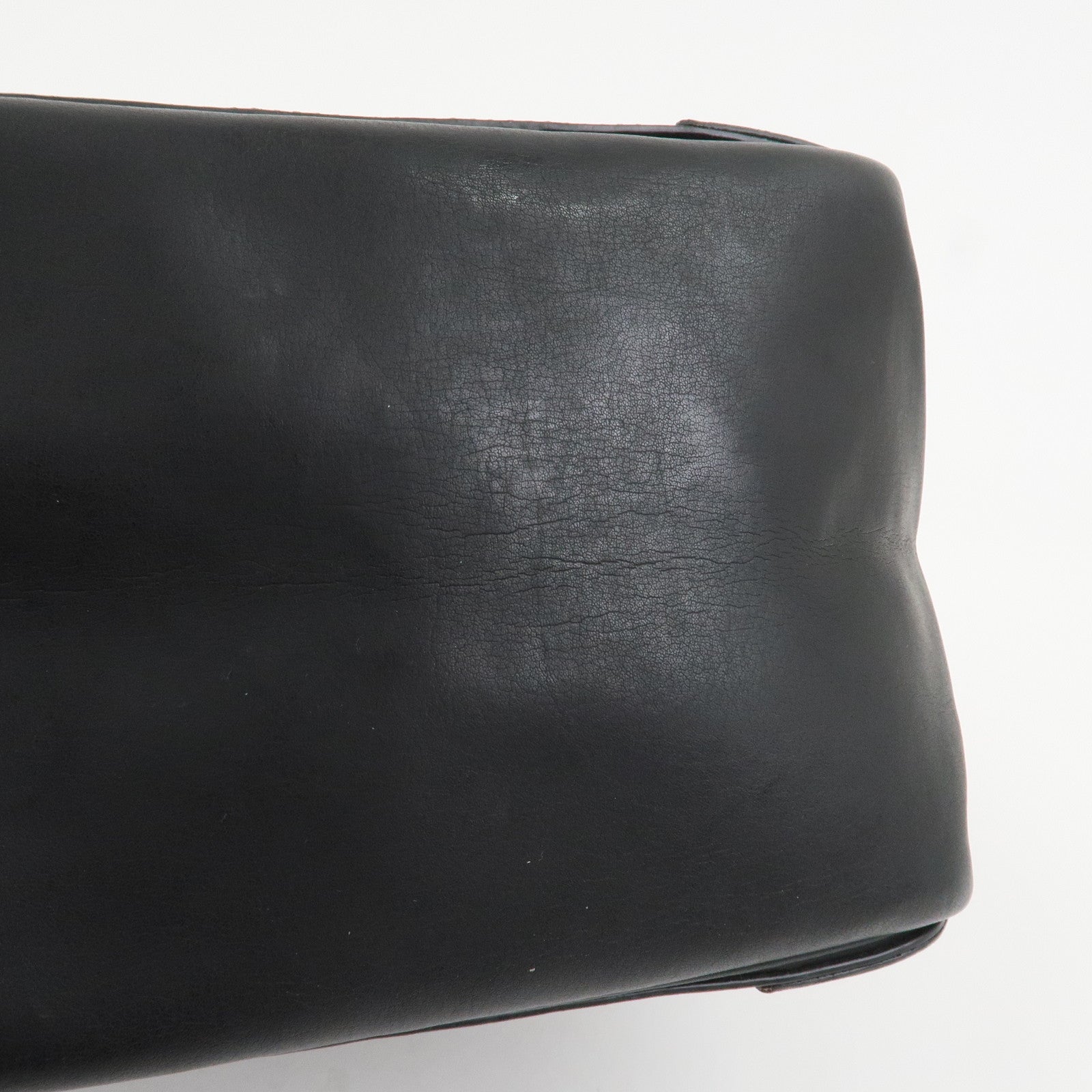 Chloe Eden Logo Leather Shoulder Bag Tote Bag Black