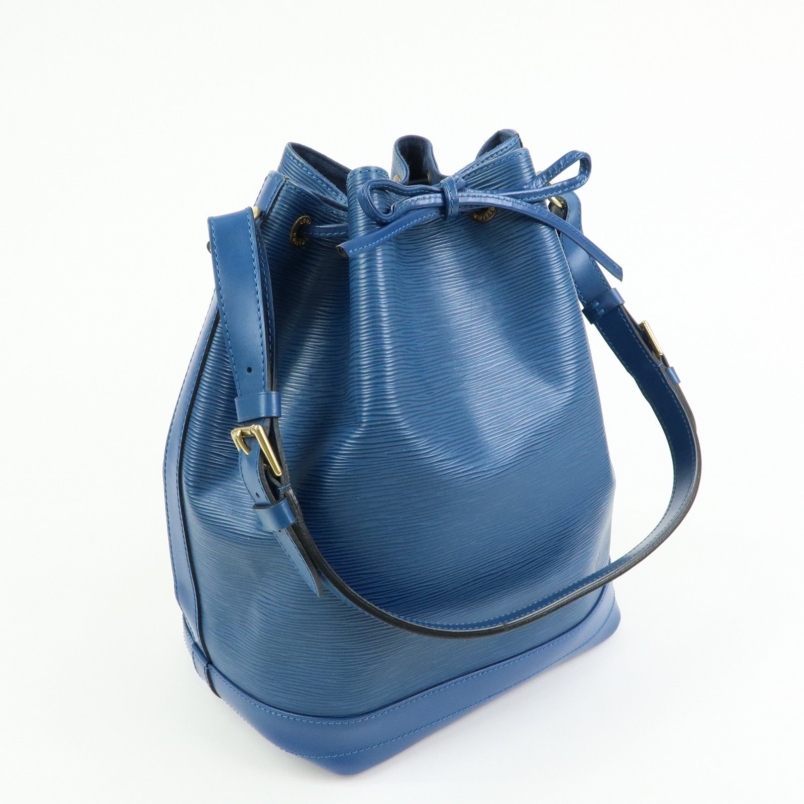 Louis Vuitton Epi Noe Leather Shoulder Bag Toledo Blue M44005