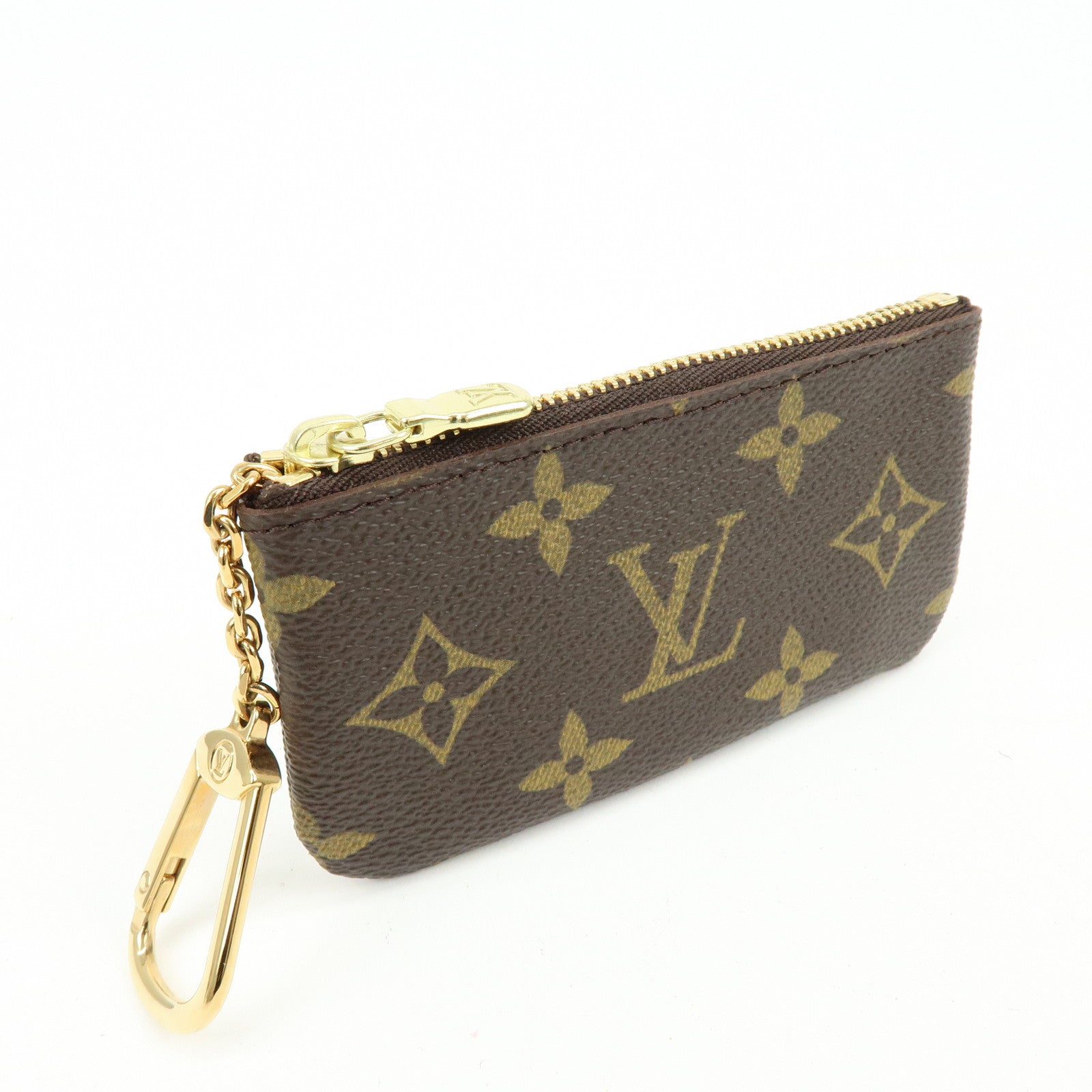 Louis Vuitton Monogram Pochette Cles Coin Case Key Case M62650
