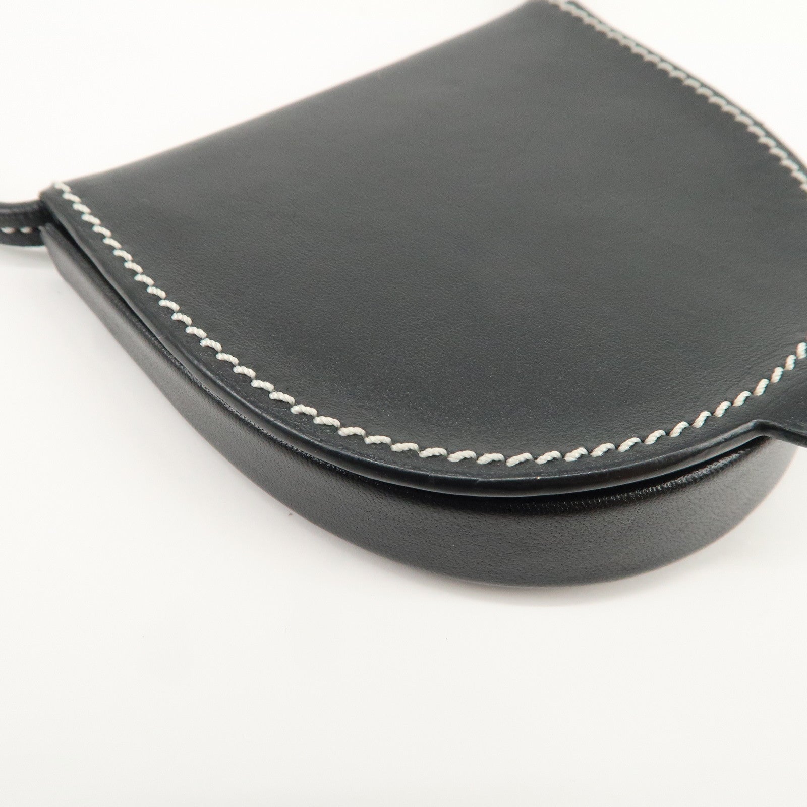 LOEWE Anagram Leather Mini Heel Shoulder Strap Pouch Coin Case