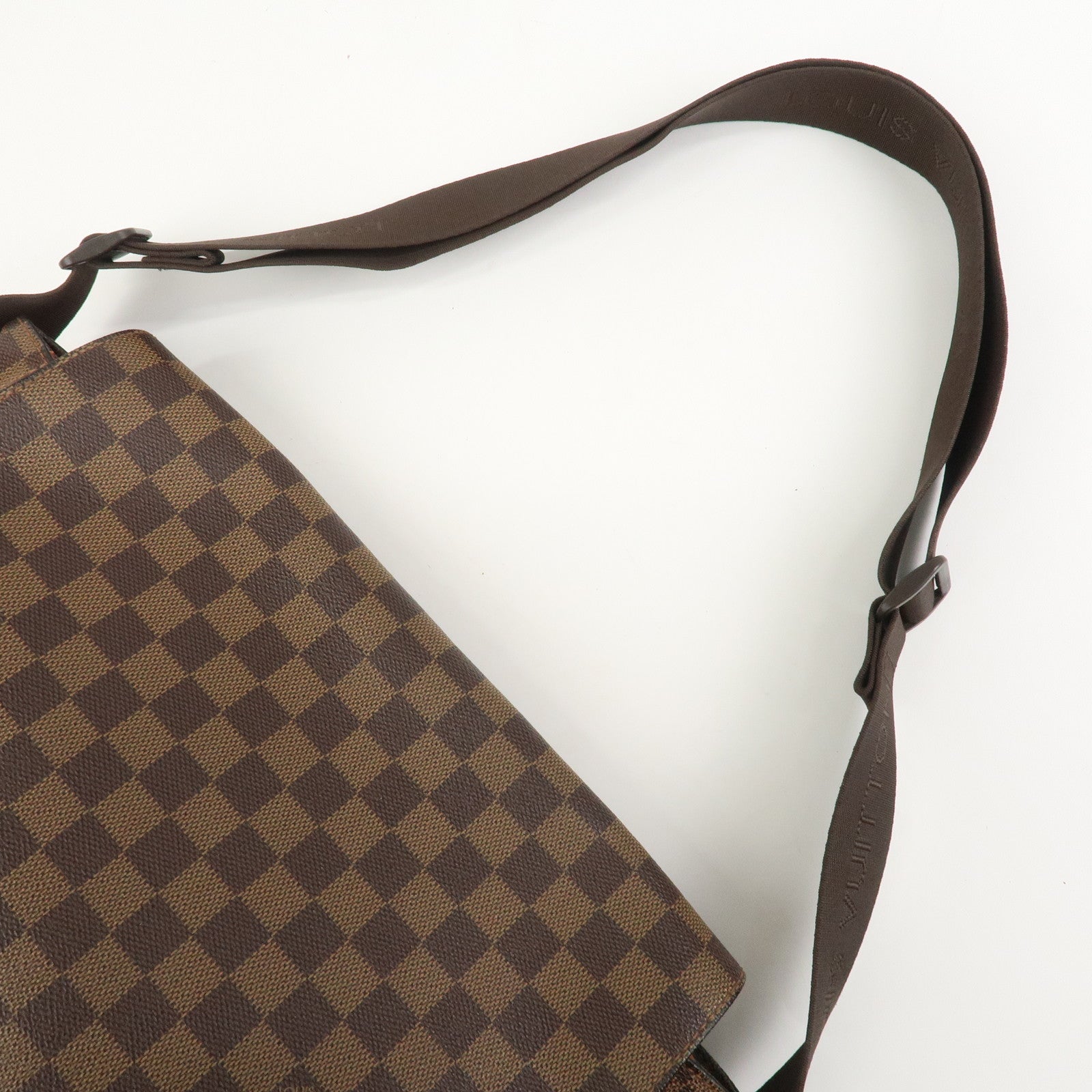 Louis Vuitton Damier Bastille Canvas Shoulder Bag Brown N45258