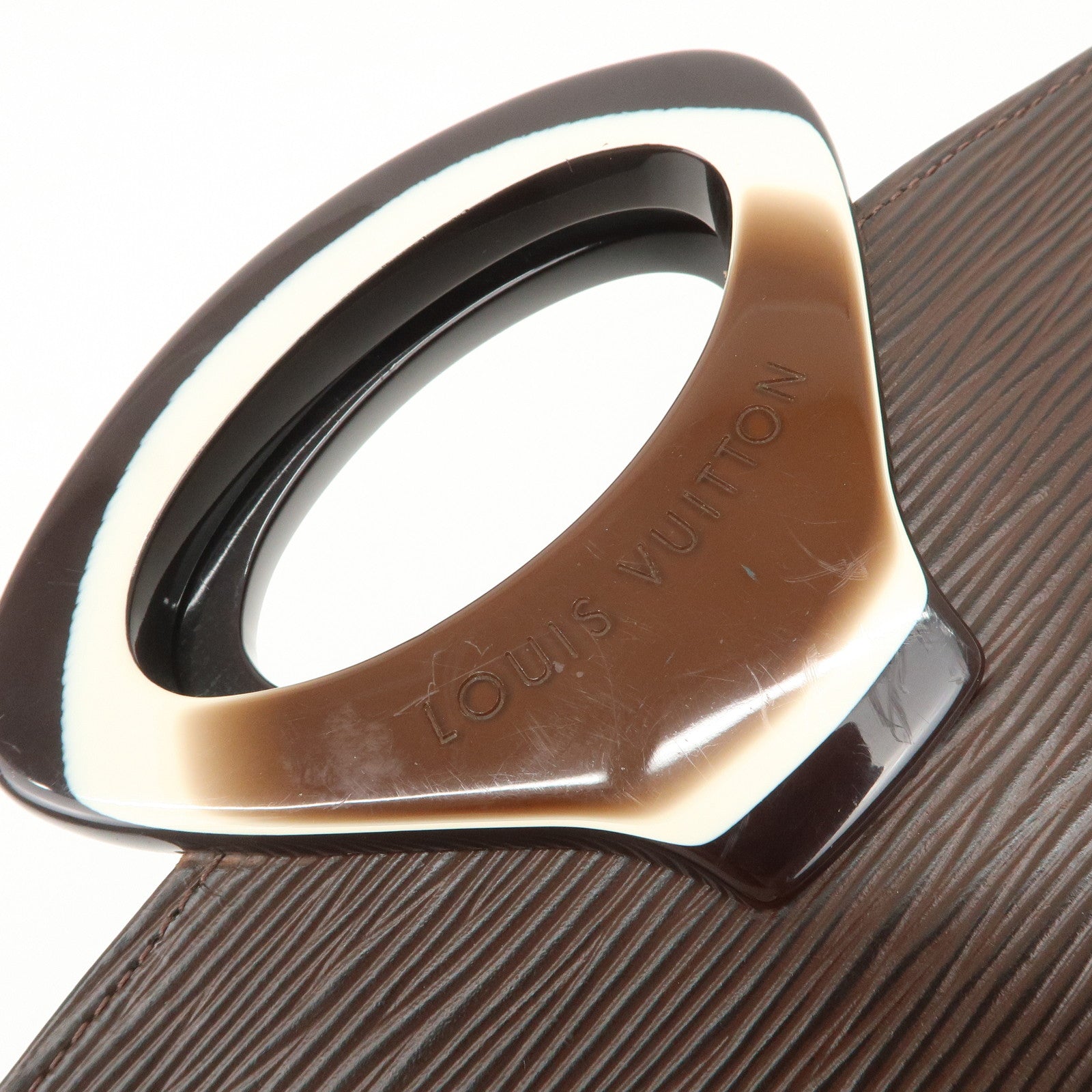 Louis Vuitton Epi Leather Noctambule Hand Bag Mocha M5452D Used