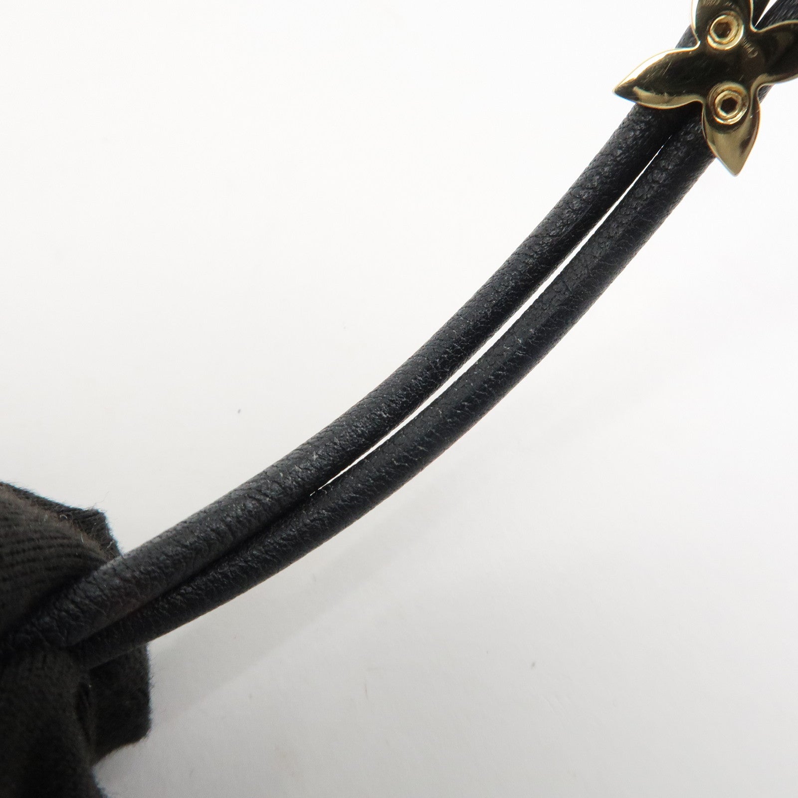 Louis Vuitton Monogram Keep a Secret Bracelet Black M6678E Used