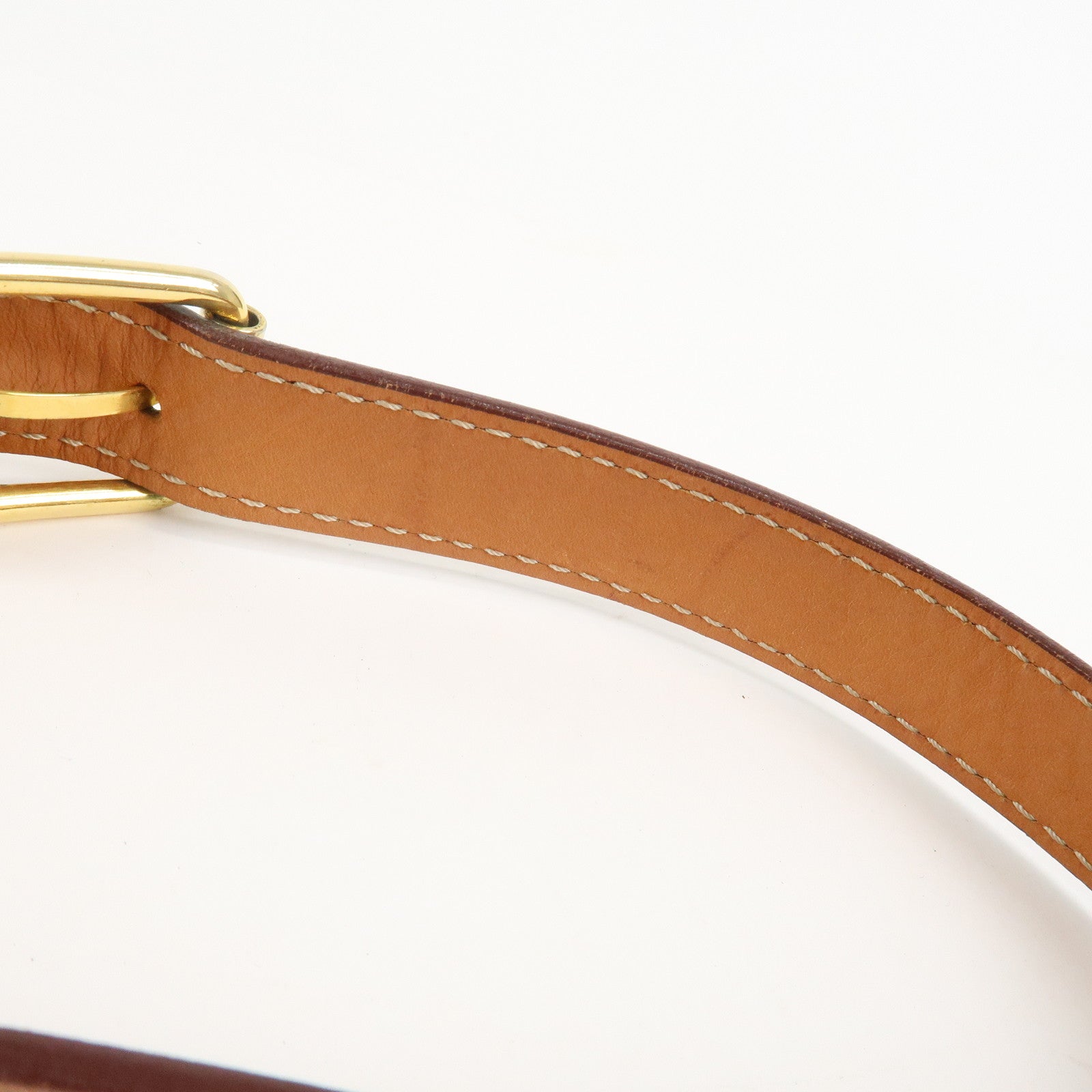 CELINE Macadam PVC Leather Shoulder Bag Crossbody Bag Brown