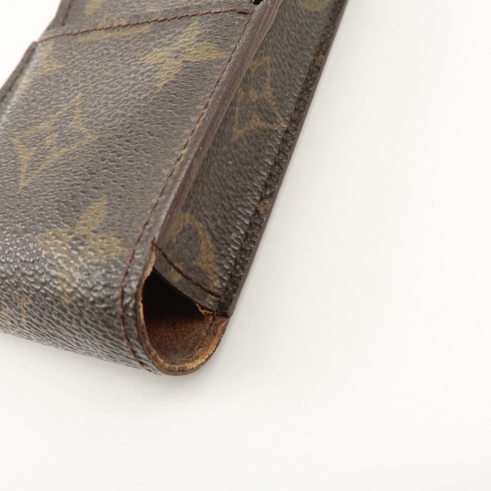 Louis Vuitton Monogram Set Of 3 Etui Cigarette Case Pen Case M63024 M62990 Used