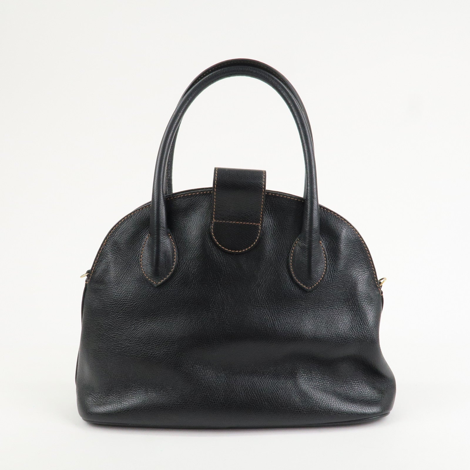 LOEWE Anagram Leather 2WAY Bag Shoulder bag Hand Bag Black
