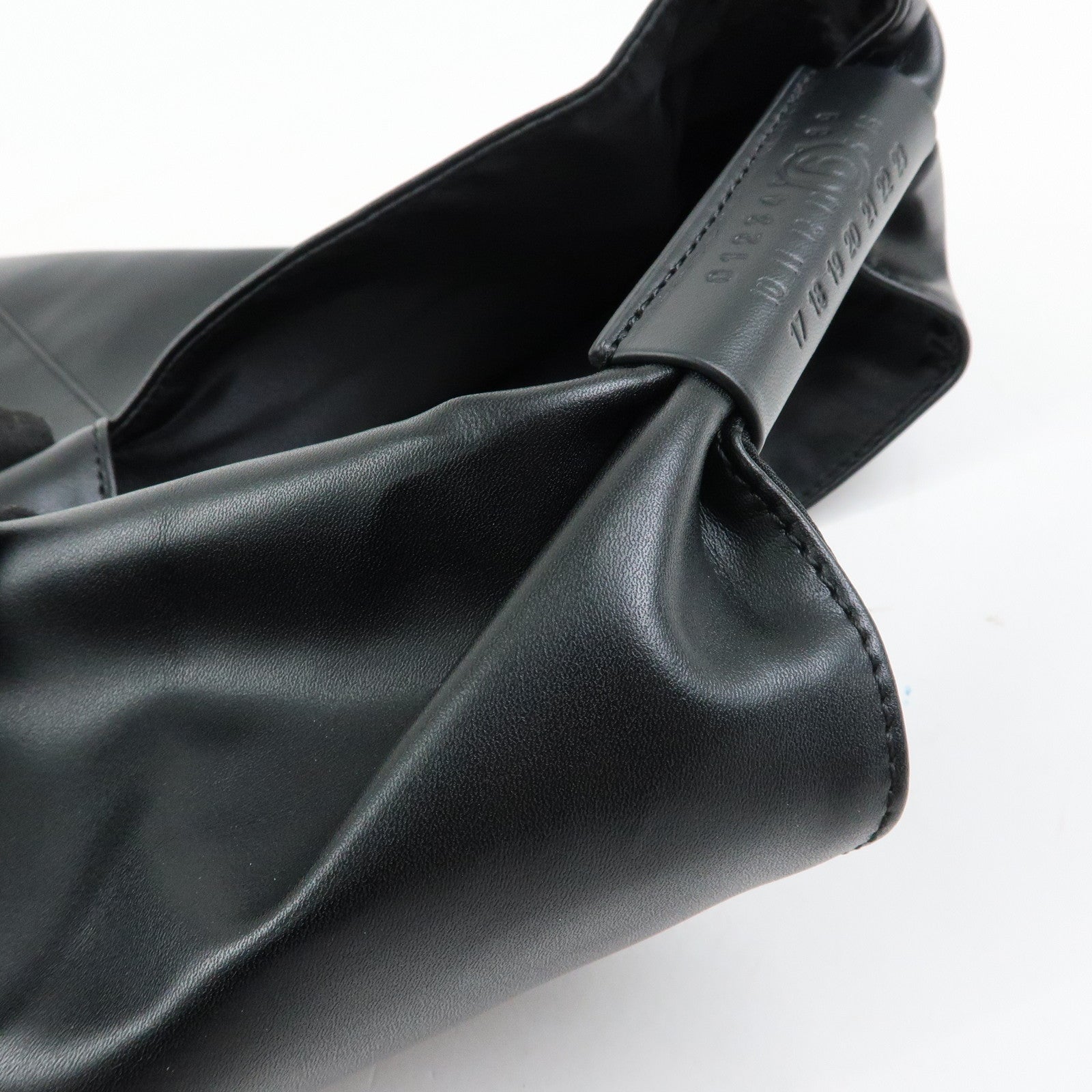 Maison Margiela MM6 Leather Japanese Tote Bag Shoulder Bag Black