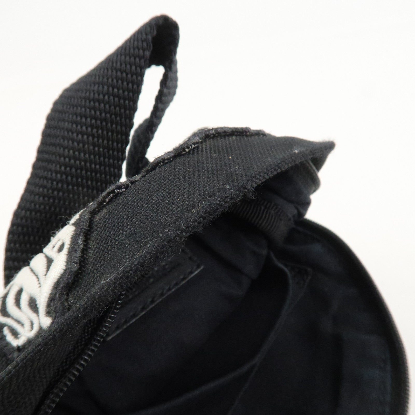 BALENCIAGA Logo Nylon Explorer Mini Shoulder Bag Black 656060