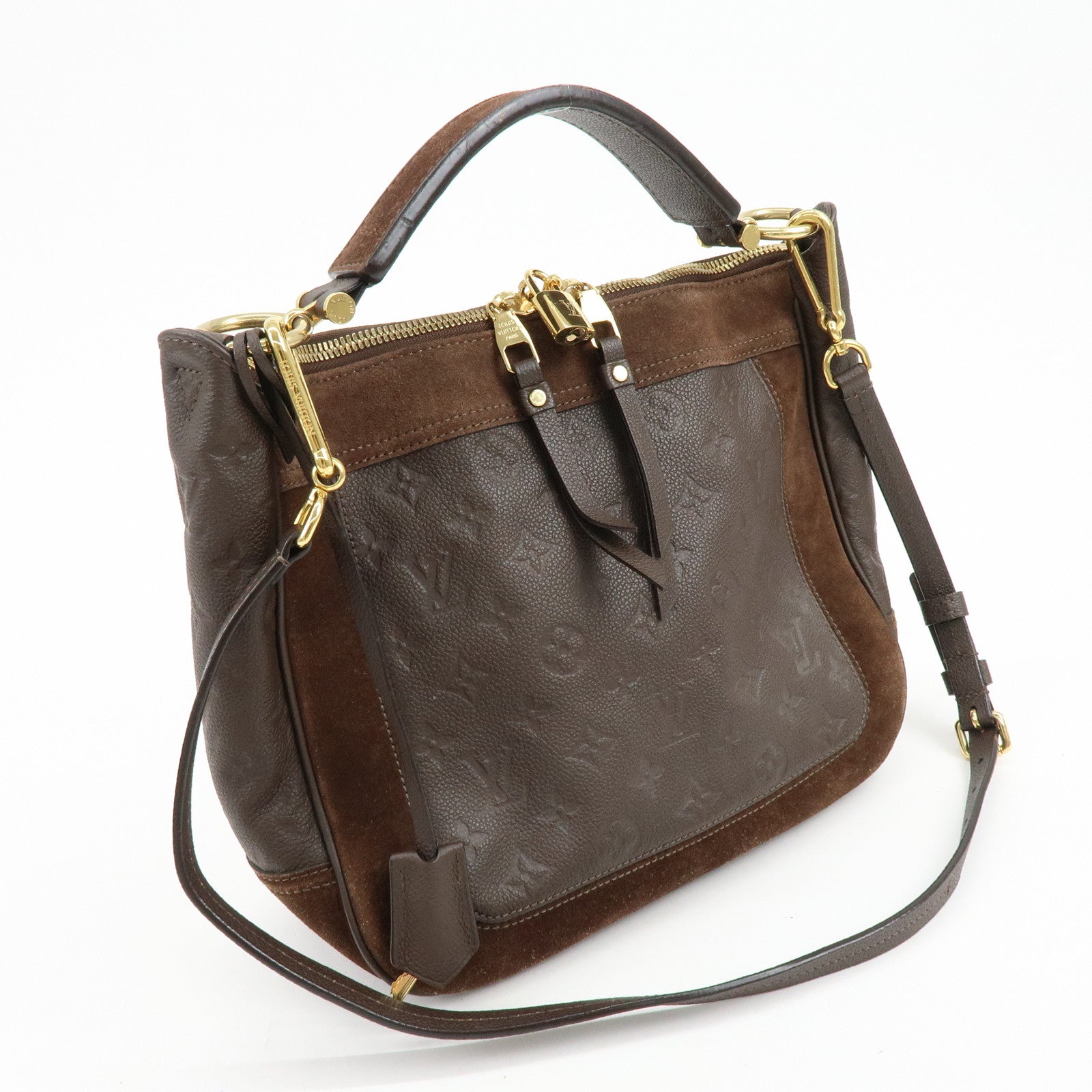 Louis Vuitton Monogram Empreinte Audacieuse PM Hand Bag M94175