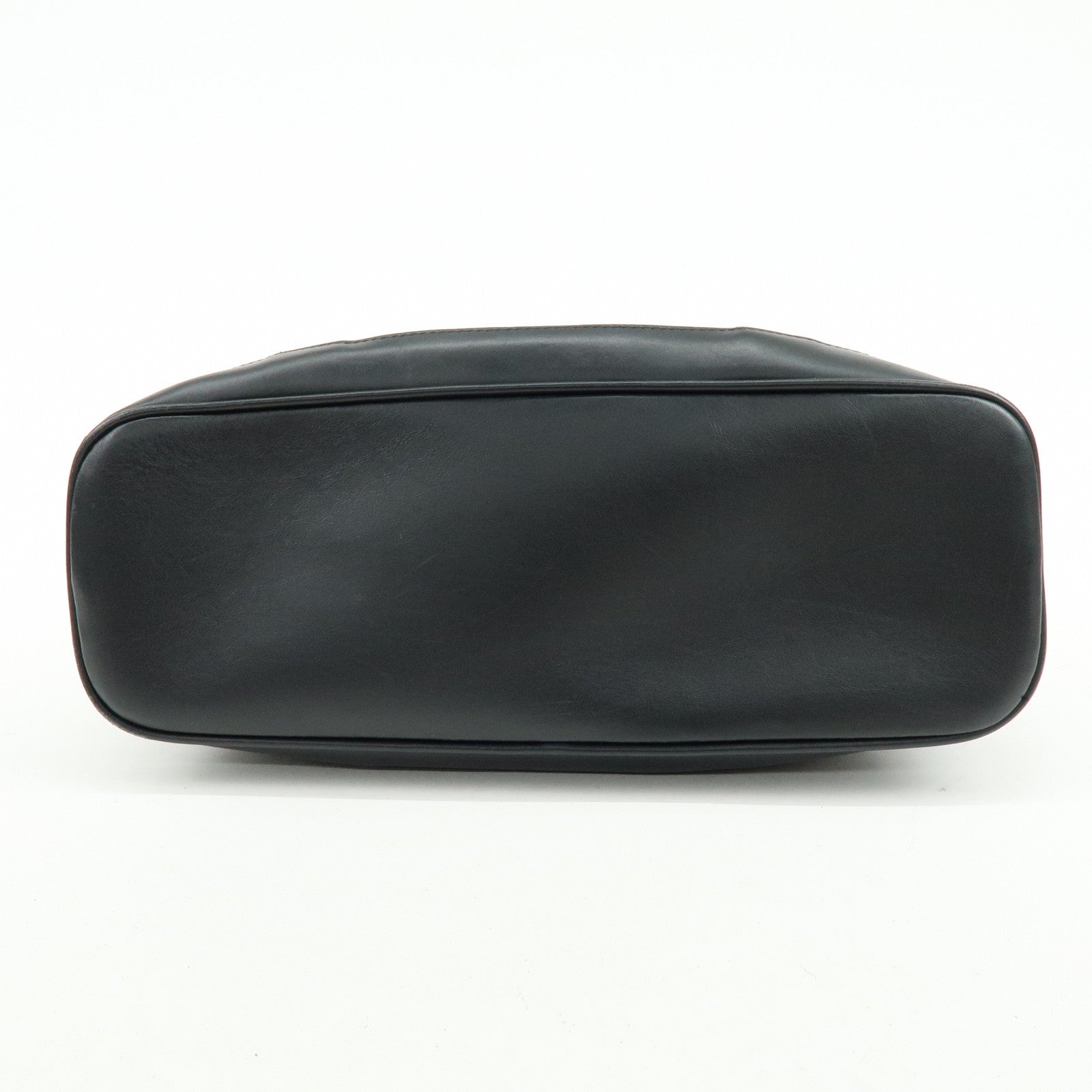 GUCCI GG Canvas Leather Hand Bag Boston Bag Black 92734