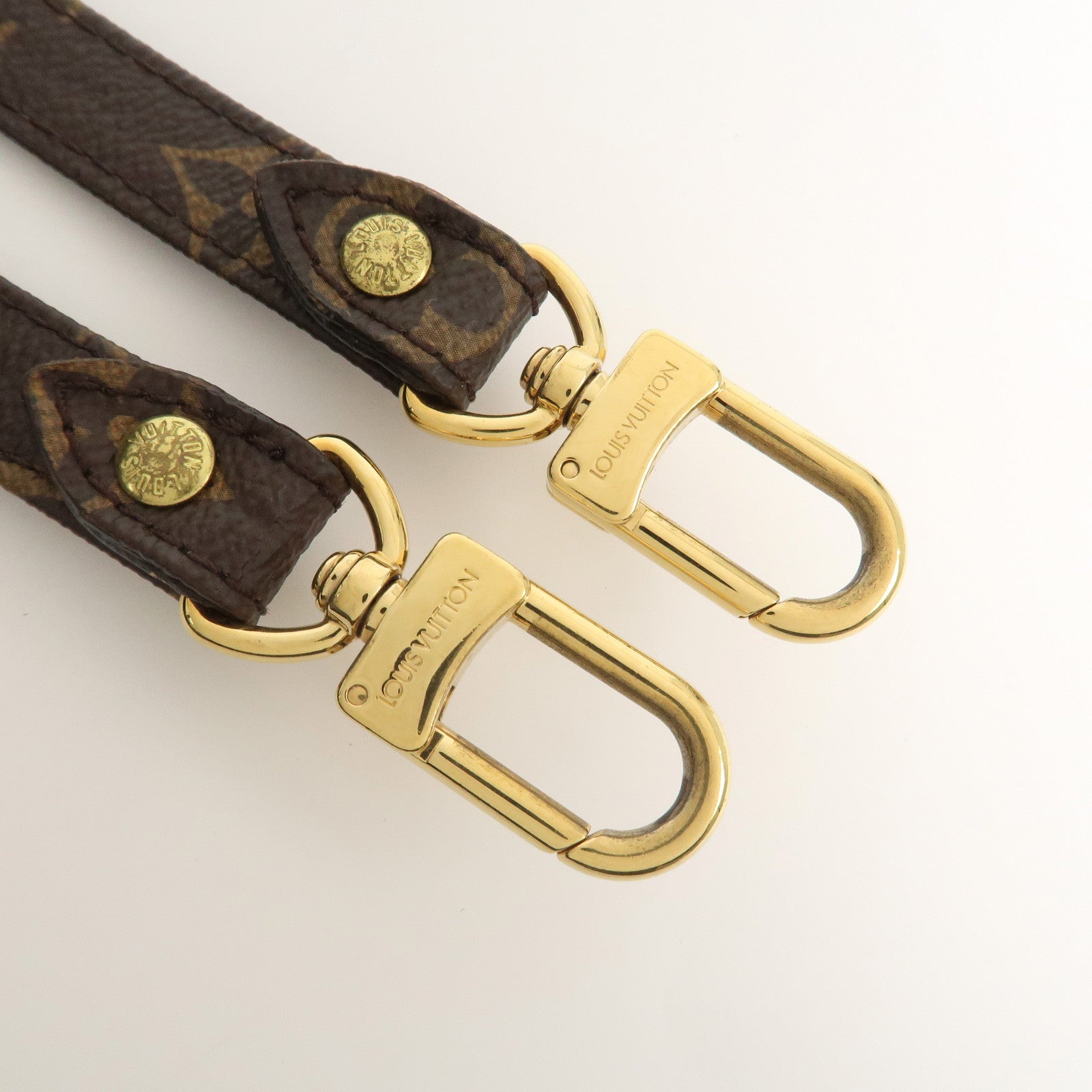 Louis Vuitton Monogram Adjustable Shoulder Strap Brown 120cm J52315
