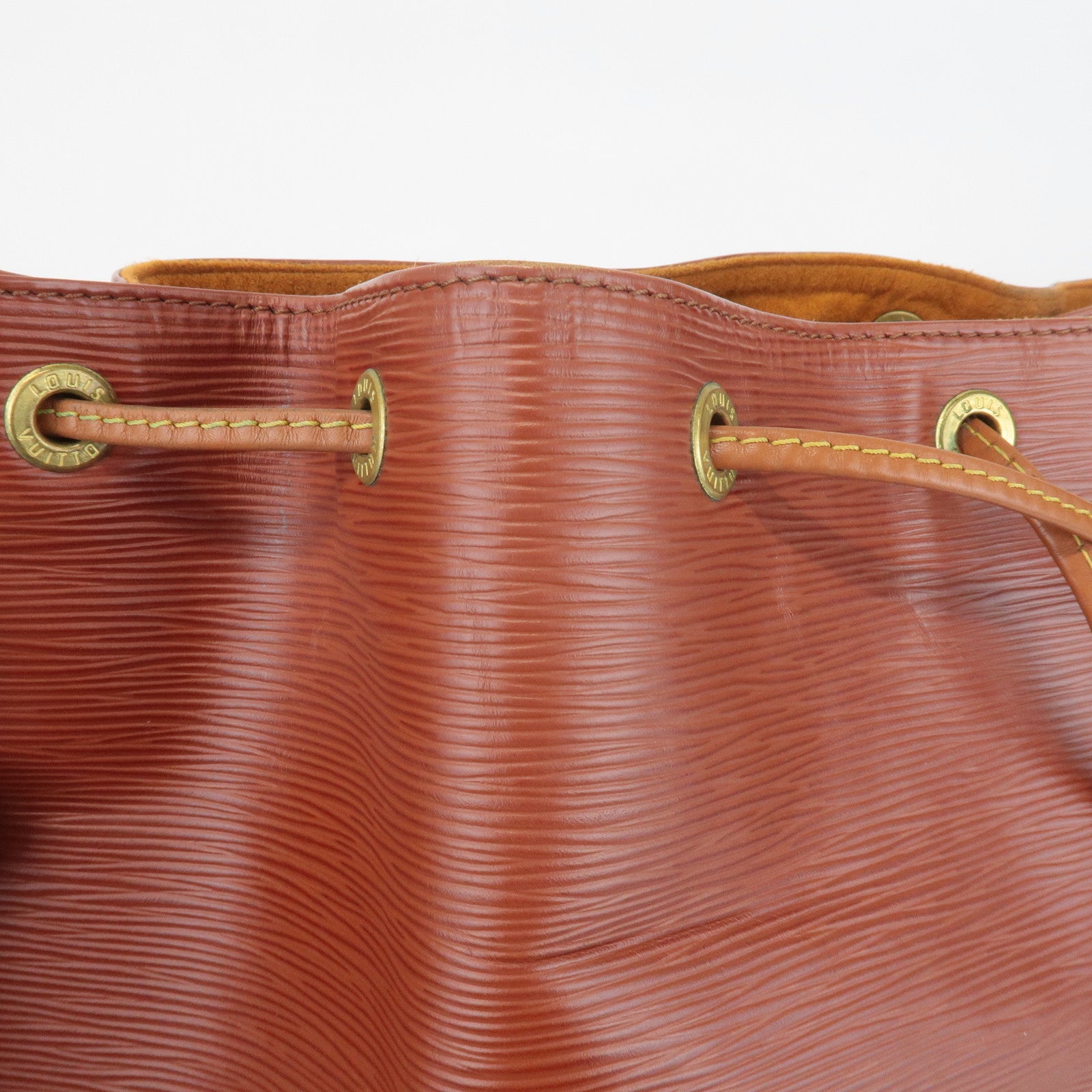 Louis Vuitton Epi Noe Bi-Color Shoulder Bag Kenya Brown M44028 Used