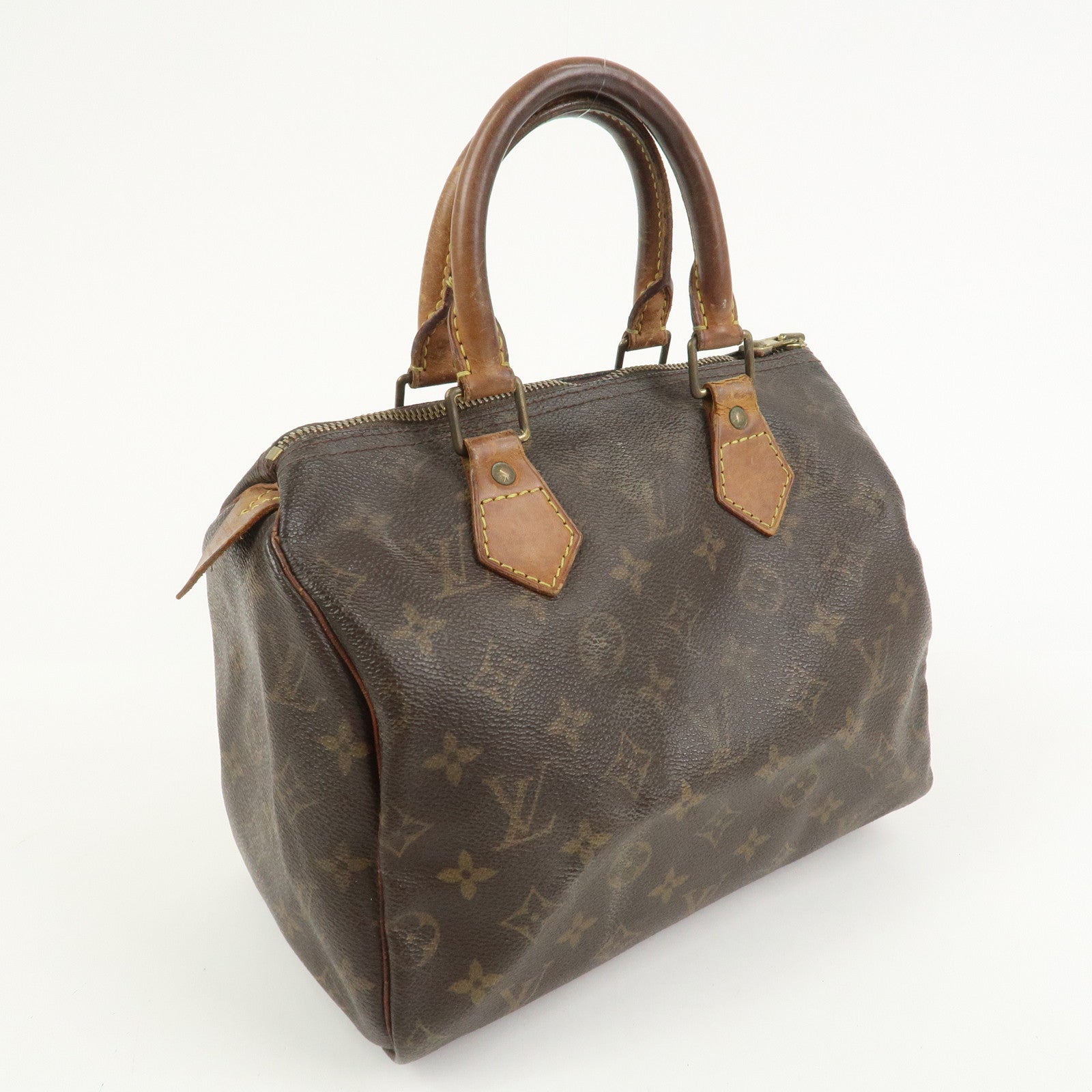 Louis Vuitton Monogram Speedy 25 Boston Bag Hand Bag Brown M41528