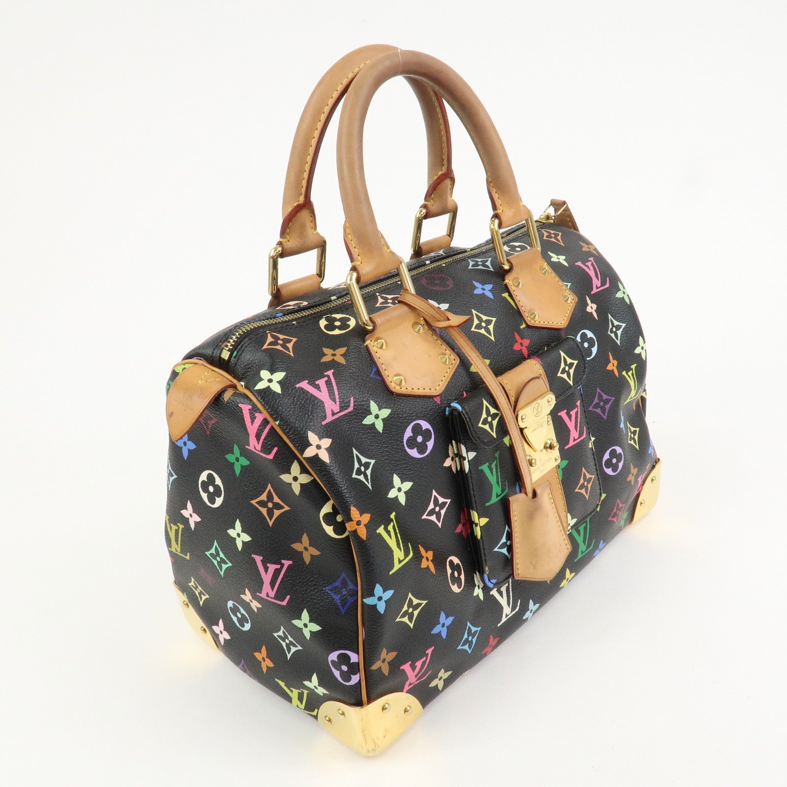 Louis Vuitton Monogram Multicolor Speedy 30 Hand Bag M92642