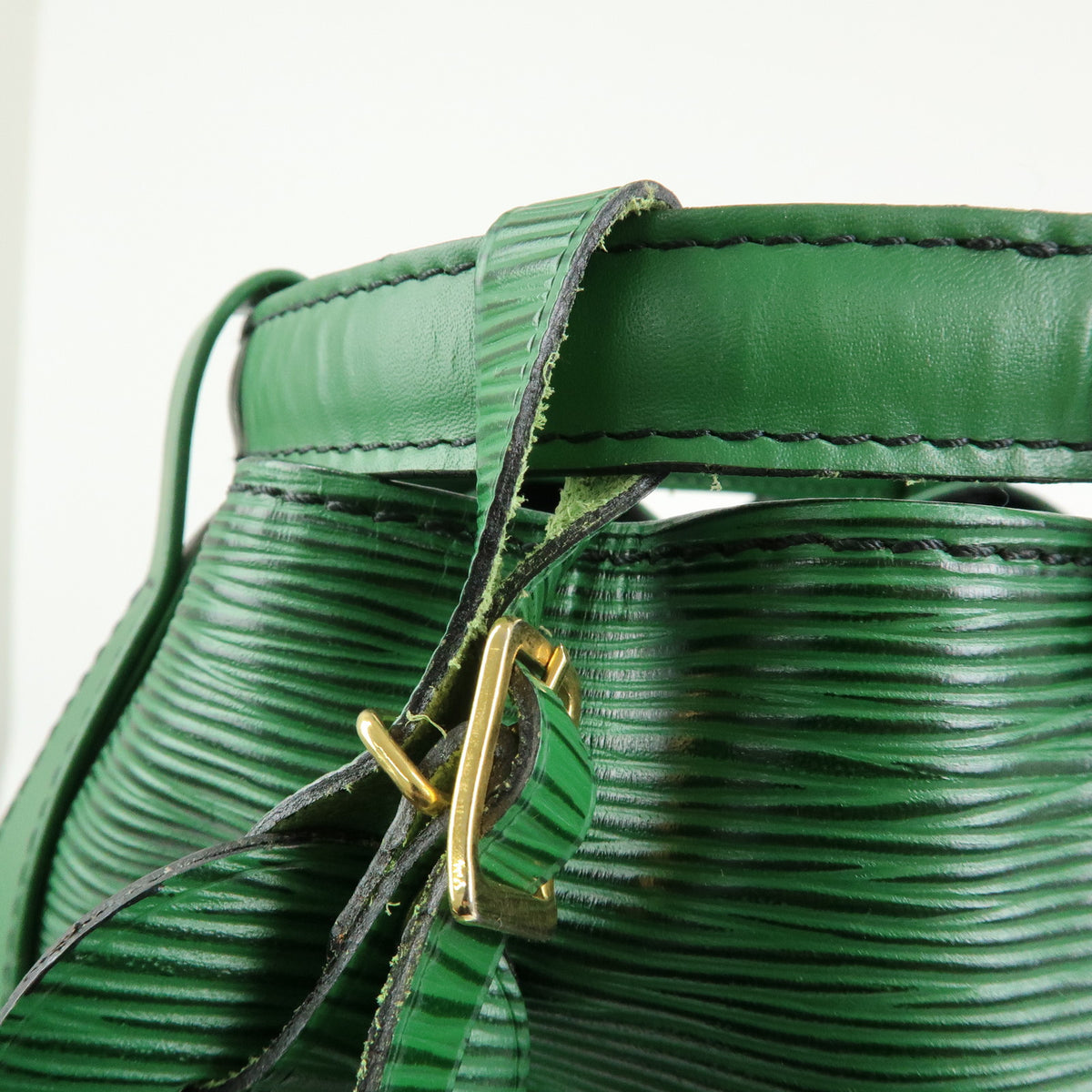 Louis Vuitton Epi Leather Randonnee GM Shoulder Bag Green M43084