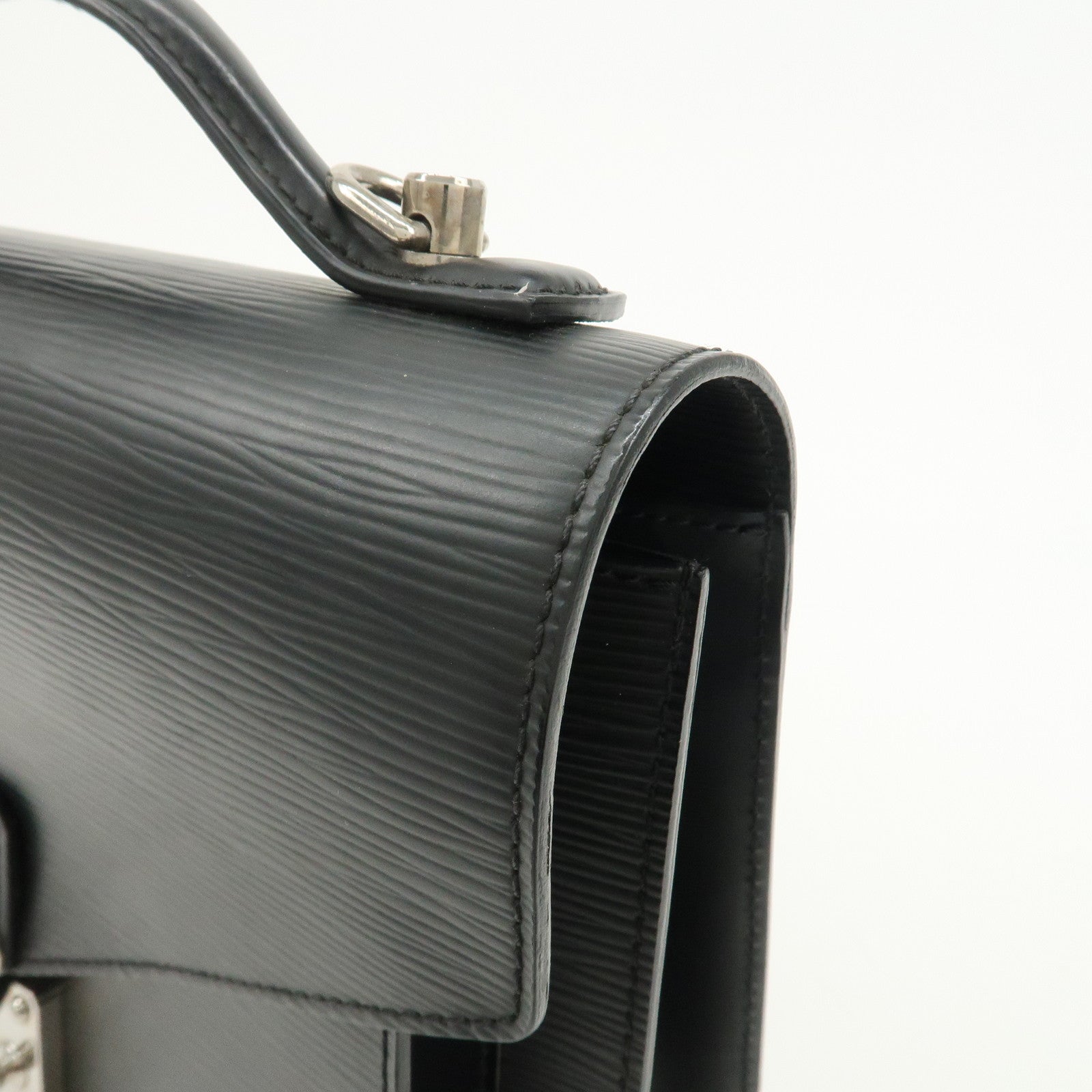 Louis Vuitton Epi Monceau 2Way Shoulder Bag Hand Bag Noir M52122