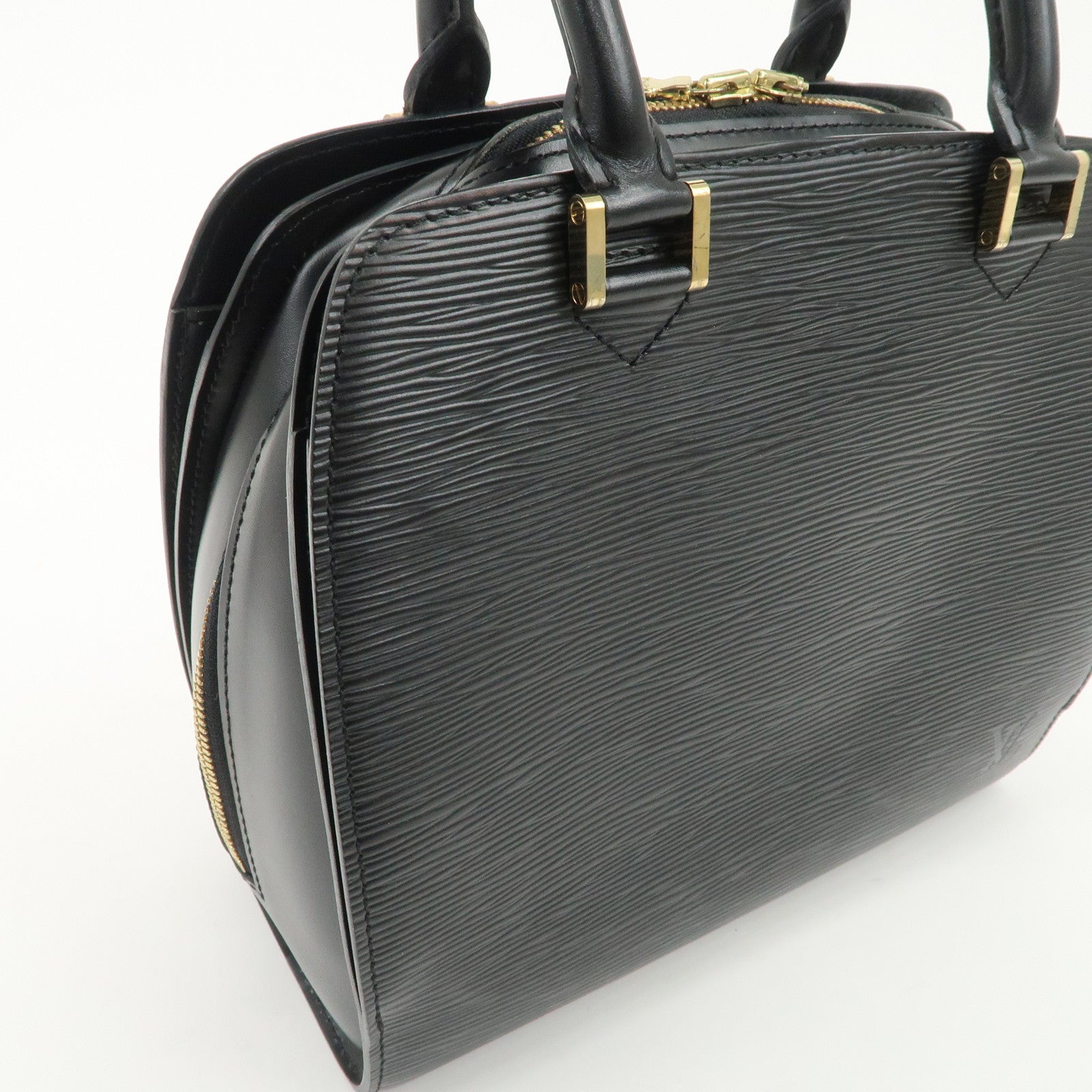Louis Vuitton Epi Pont Neuf Hand Bag Black Noir M52052
