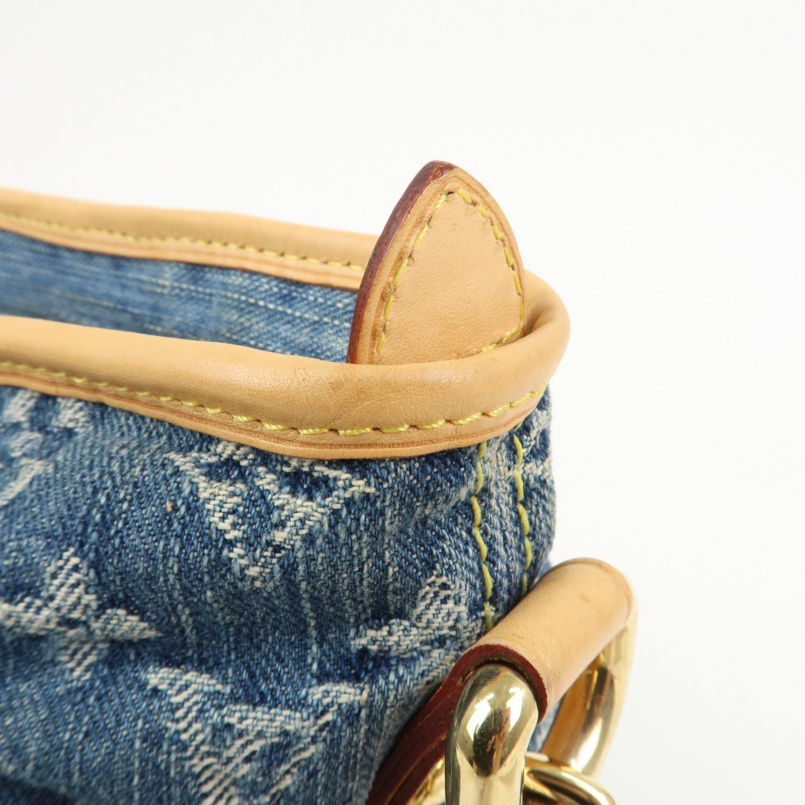 Louis Vuitton Monogram Denim Neo Cabby MM 2Way Bag Blue M95349
