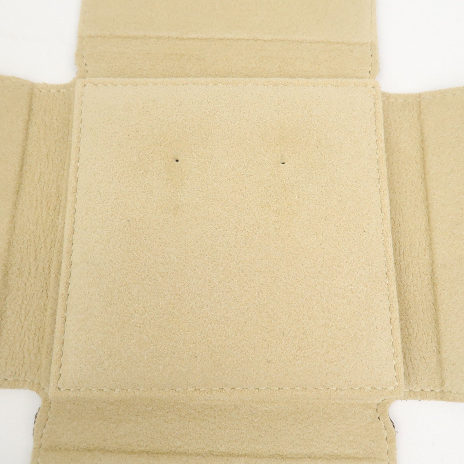 Louis Vuitton Monogram Canvas Jewelry Case for Earrings Brown