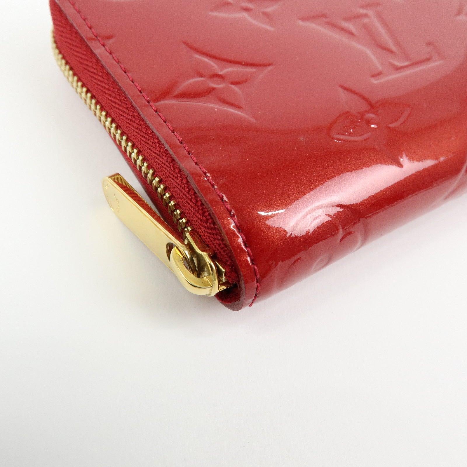 Louis Vuitton Monogram Vernis Zippy Coin Purse Pomme d'Amour M93608