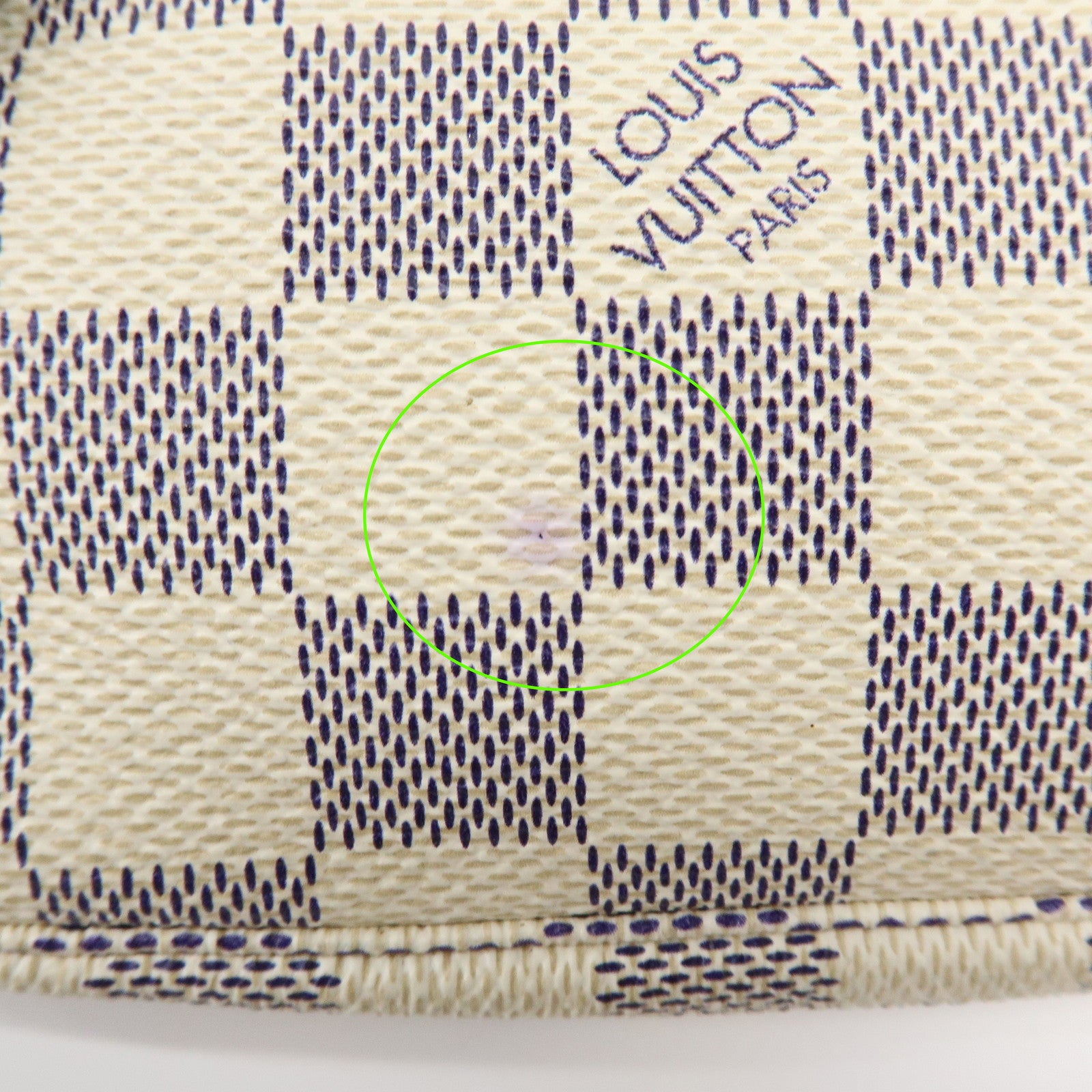 Louis Vuitton Damier Azur Mini Pochette Accesoire Pouch N58010
