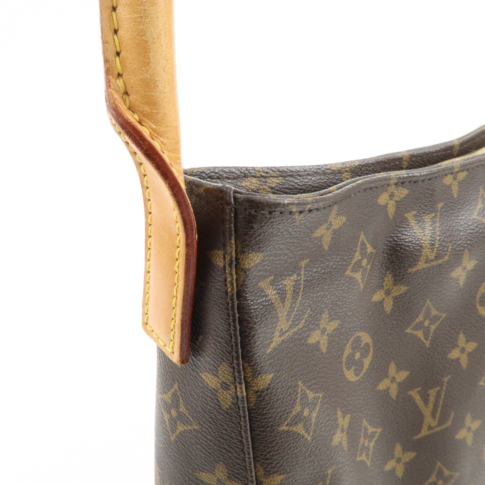 Louis Vuitton Monogram Looping GM Shoulder Bag Brown M51145