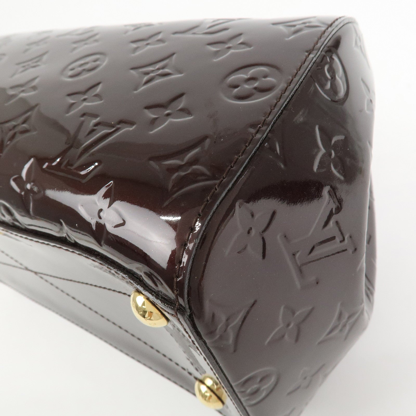 Louis Vuitton Monogram Vernis Montana Hand Bag Amarante M90057