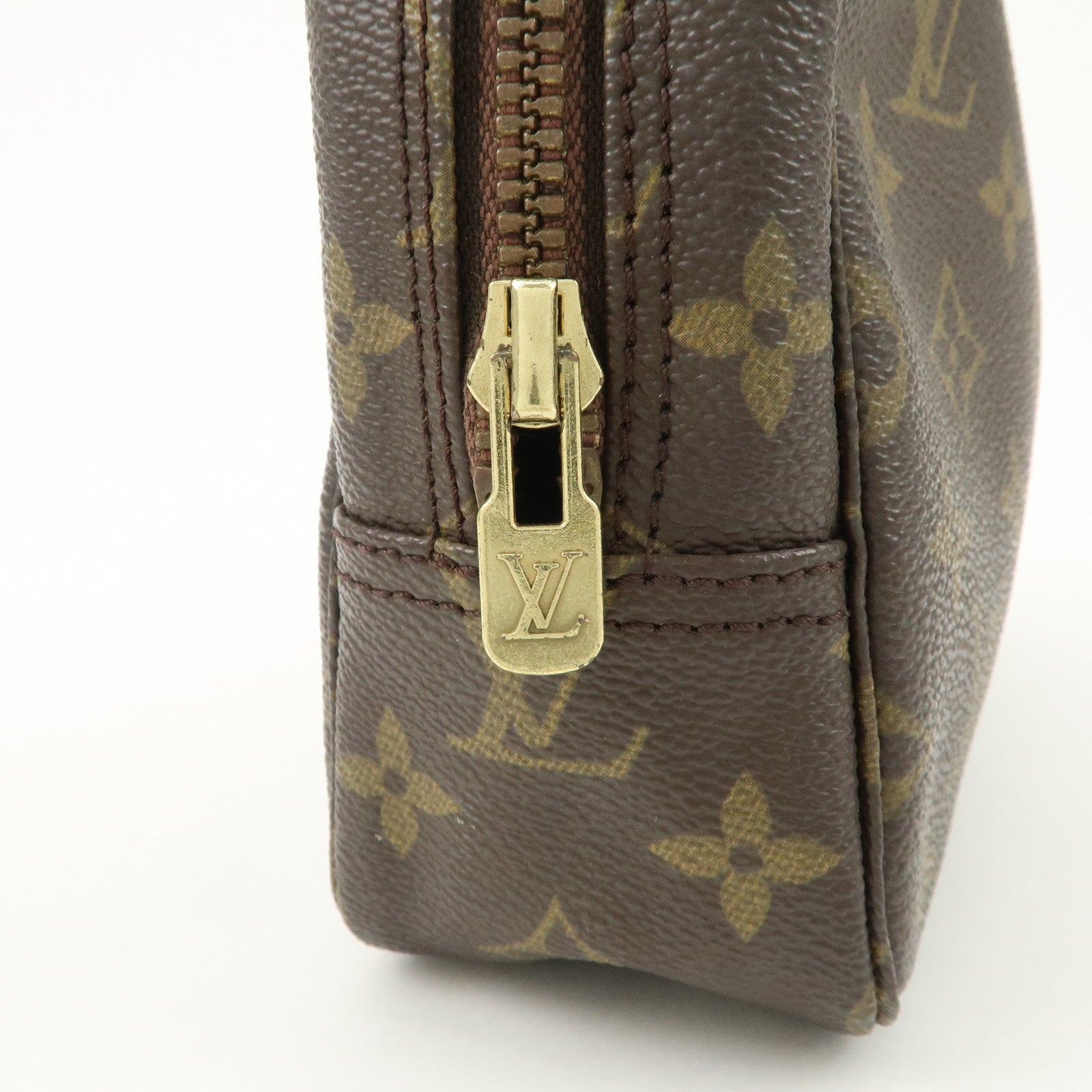 Louis Vuitton Monogram Trousse Toilette 23 Pouch Brown M47524