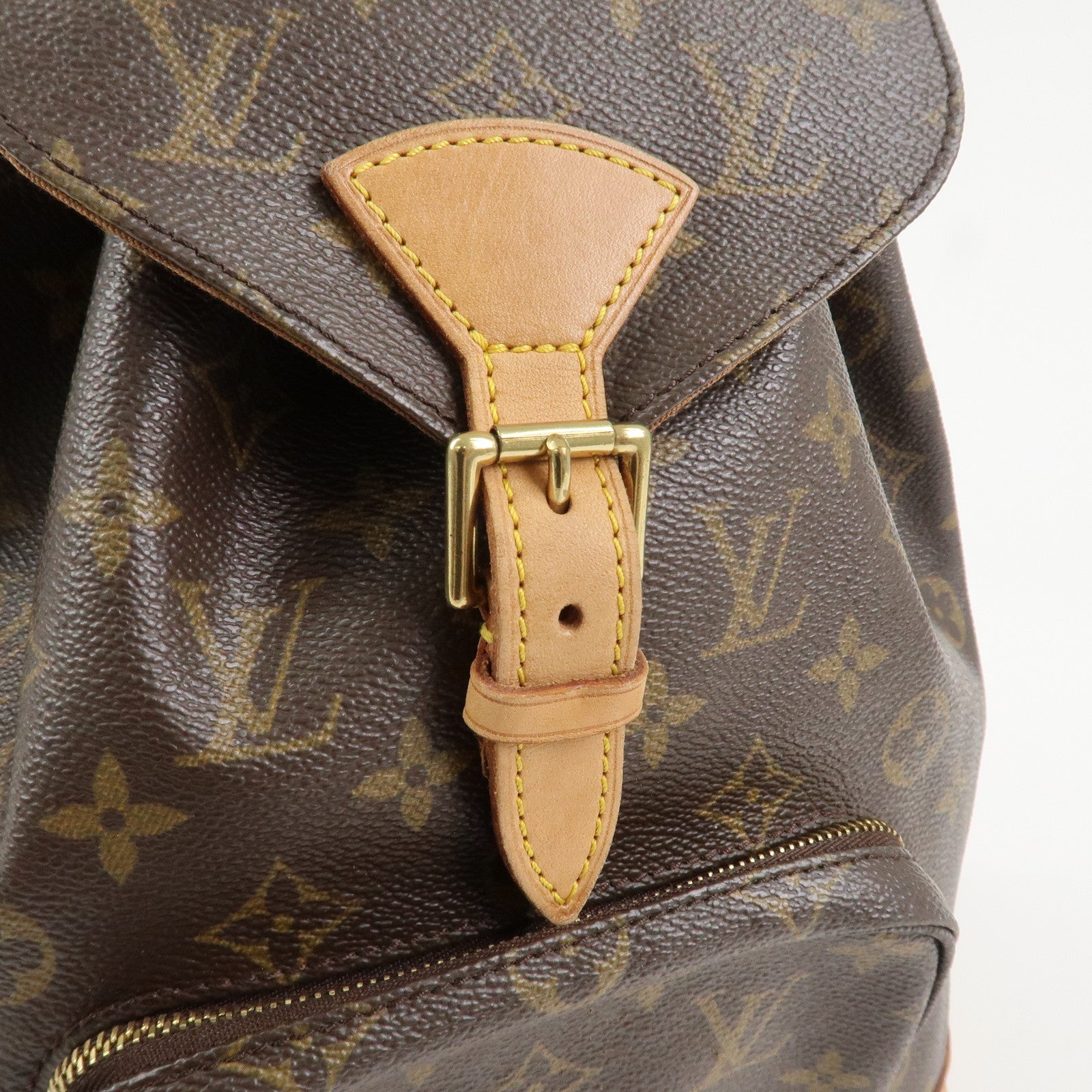 Louis Vuitton Monogram Canvas Montsouris MM Backpack Brown M51136