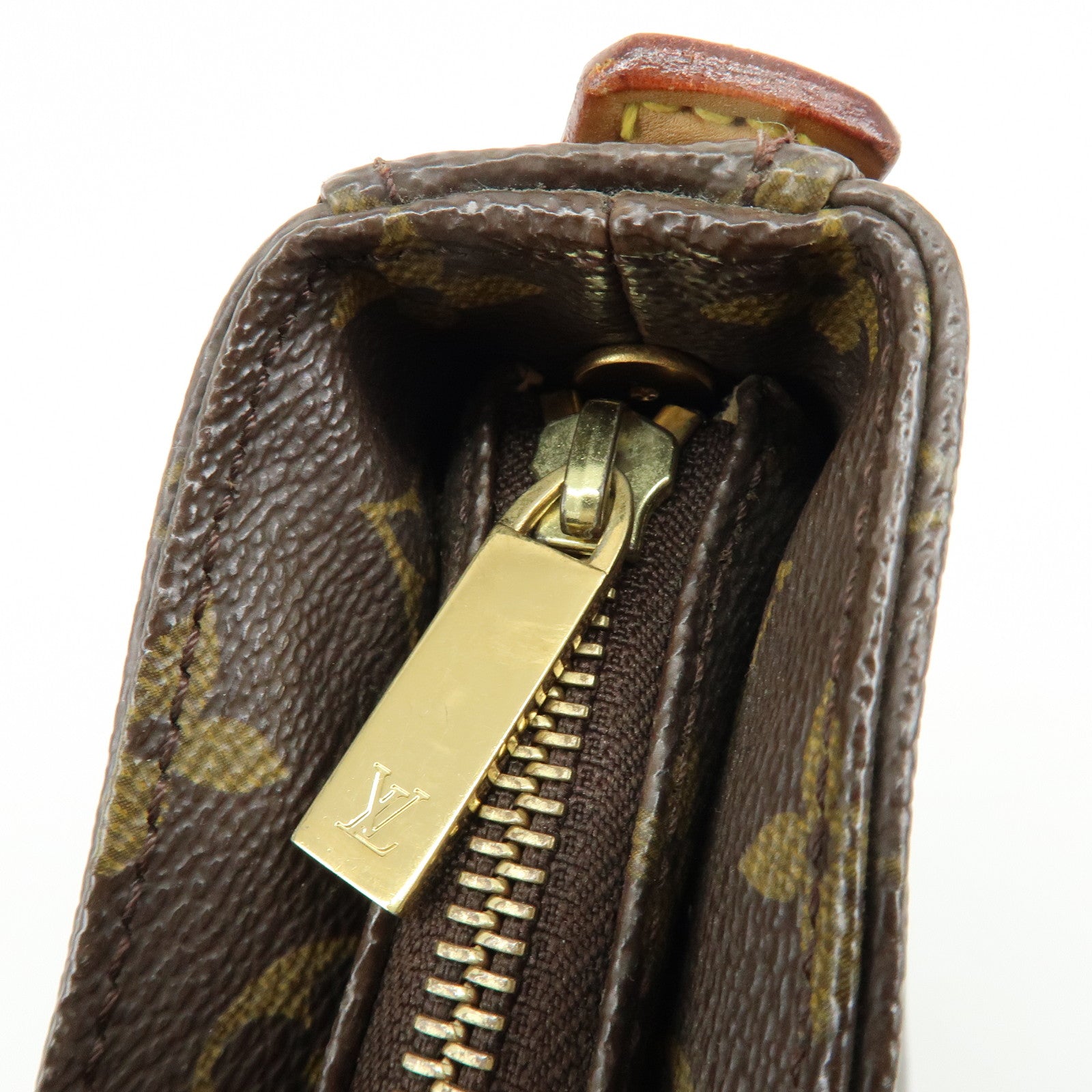 Louis Vuitton Monogram Looping GM Shoulder Bag Brown M51145