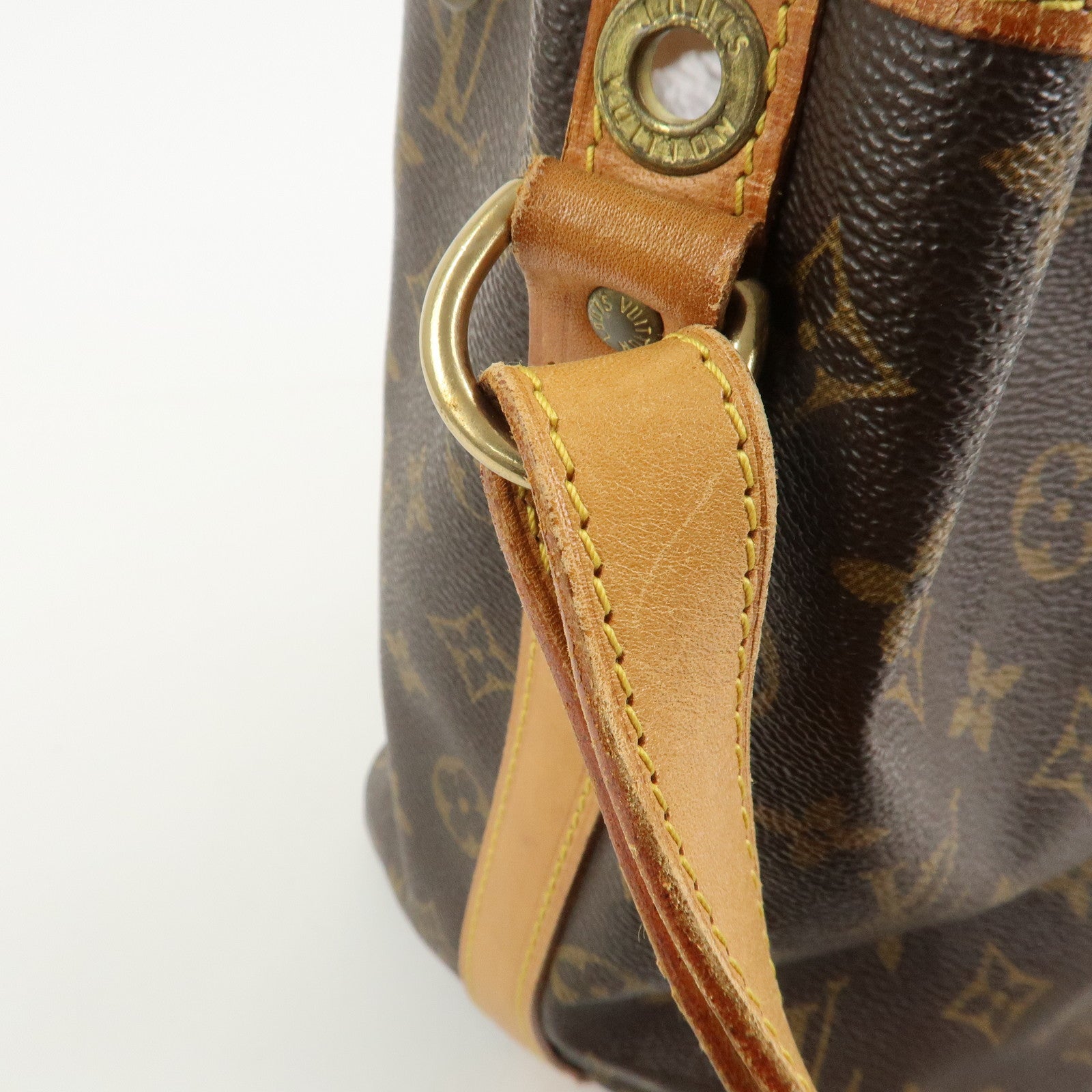 Louis Vuitton Monogram Canvas Petit Noe Shoulder Bag Brown M42226
