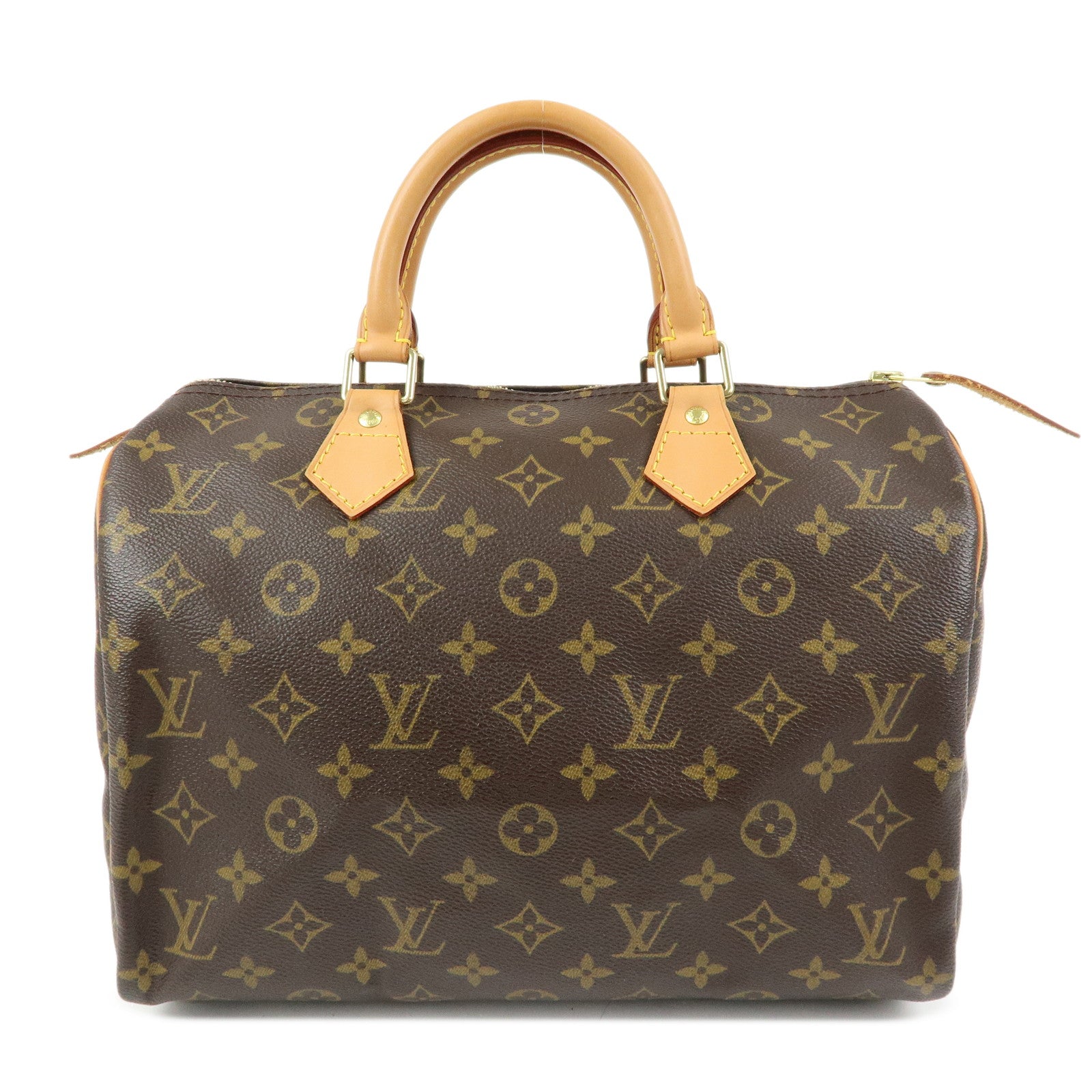 Louis Vuitton Monogram Speedy 30 Boston Bag Hand Bag Brown M41526