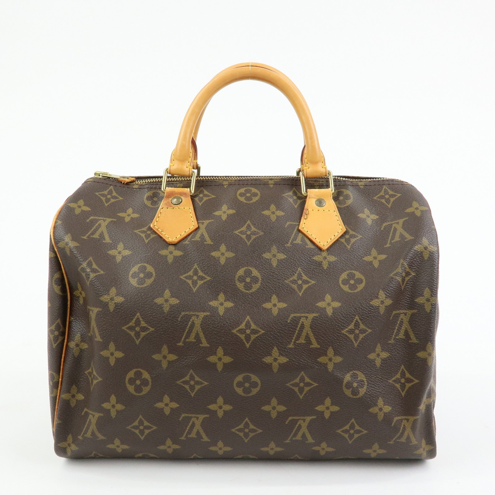 Louis Vuitton Monogram Speedy 30 Boston Bag Hand Bag Brown M41526