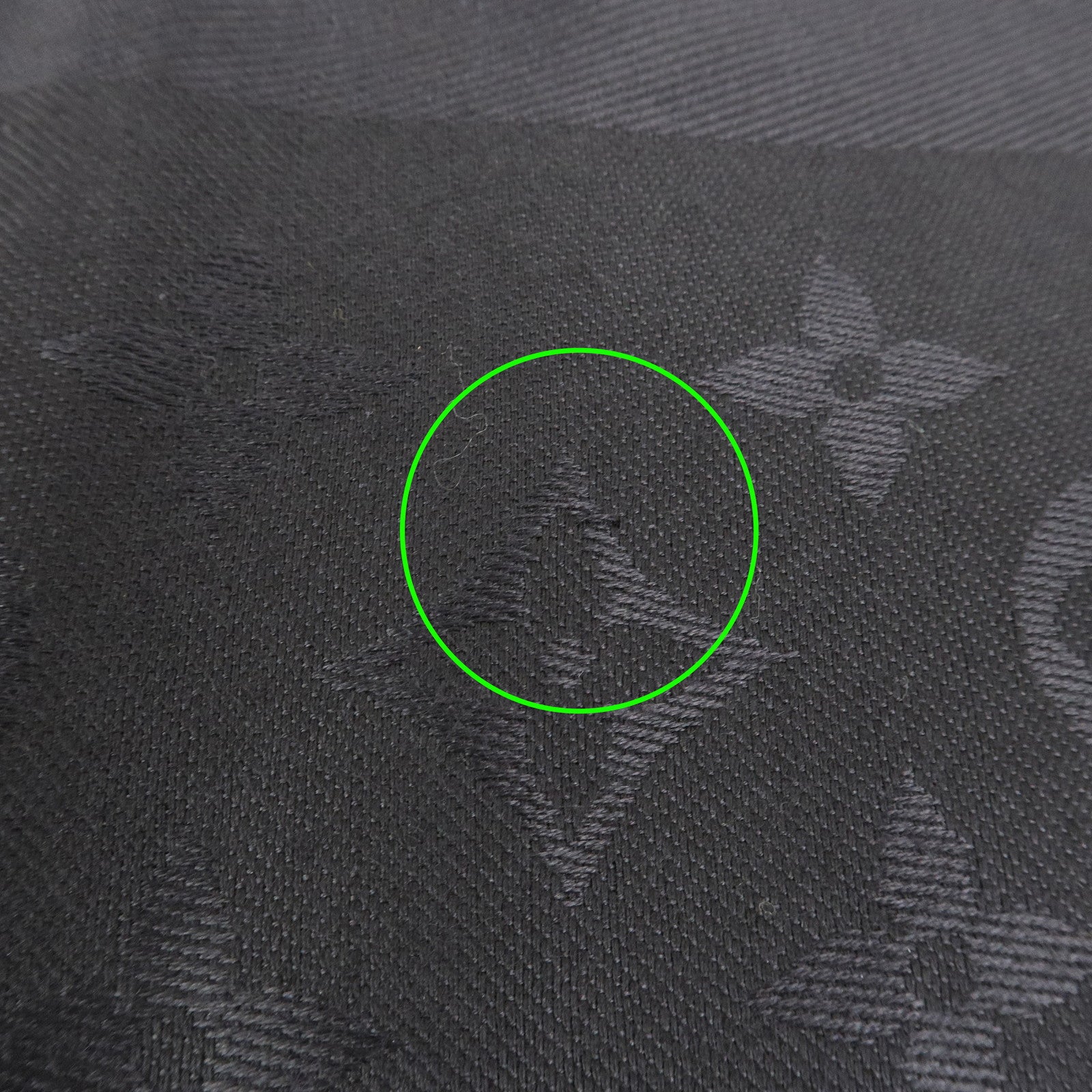 Louis Vuitton Monogram Silk Wool Shawl Anthracite Black M74752