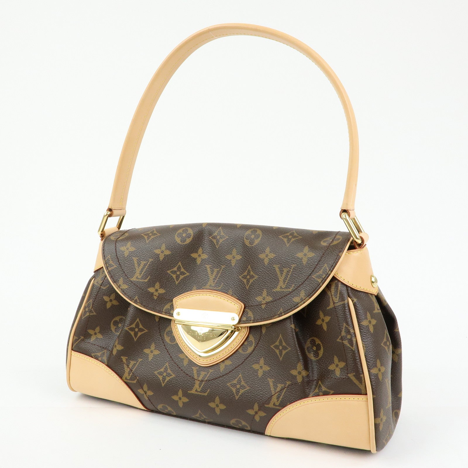 Louis Vuitton Monogram Beverly MM Shoulder Hand Bag Brown M40121