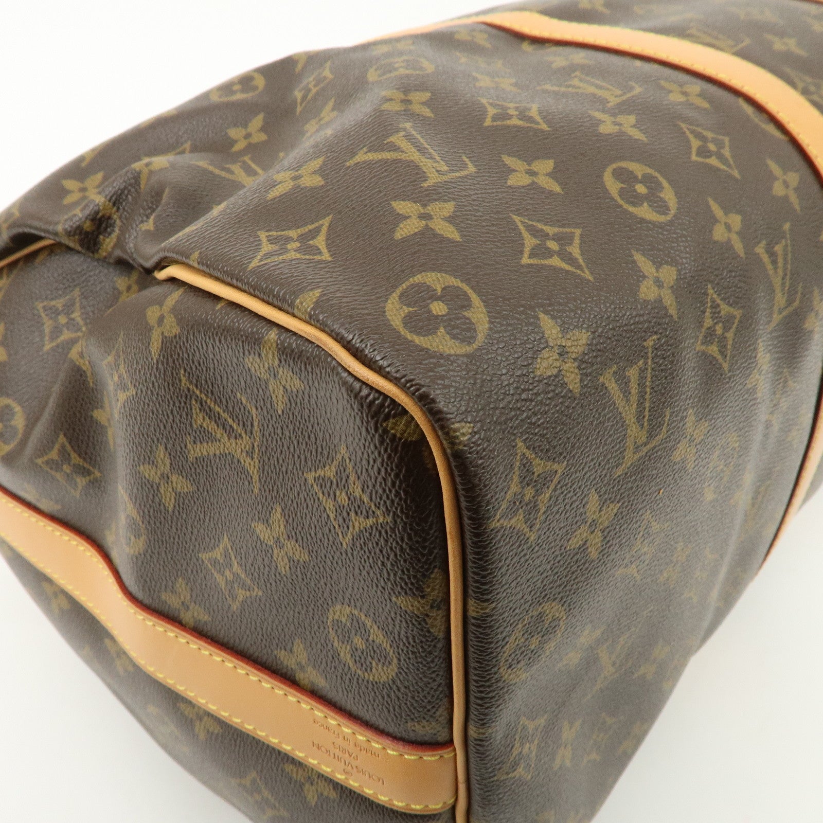 Louis Vuitton Monogram Keep All Bandouliere 50 Boston Bag M41416