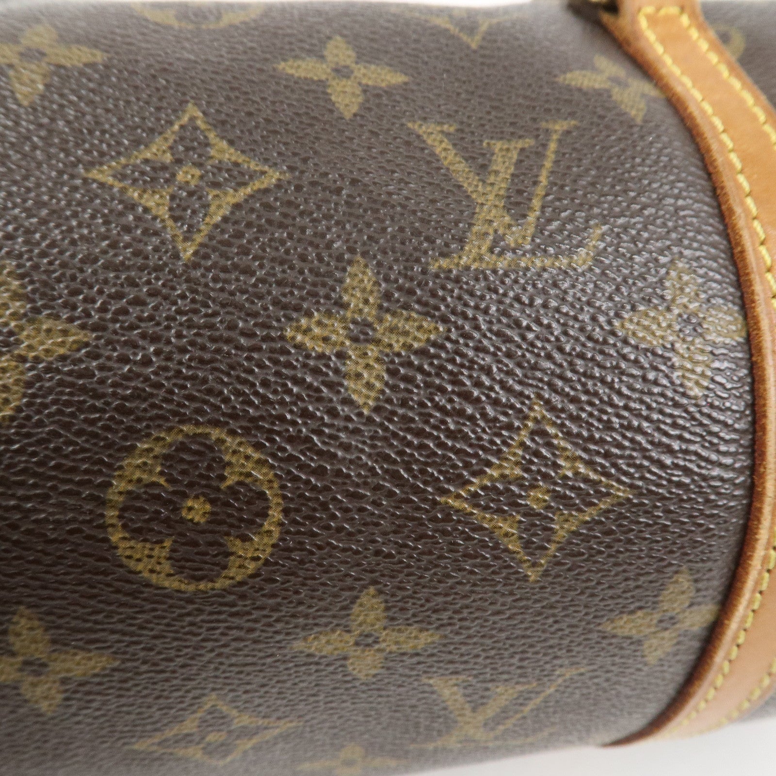 Louis Vuitton Monogram Papillon 30 Hand Bag Brown M51385