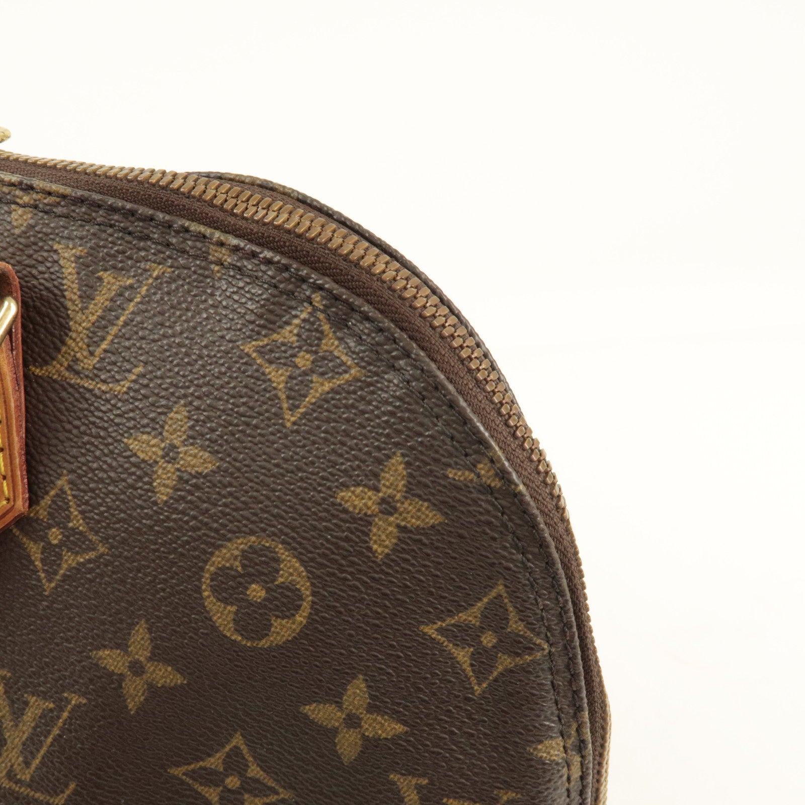 Louis Vuitton Monogram Alma Hand Bag Brown M51130 Used