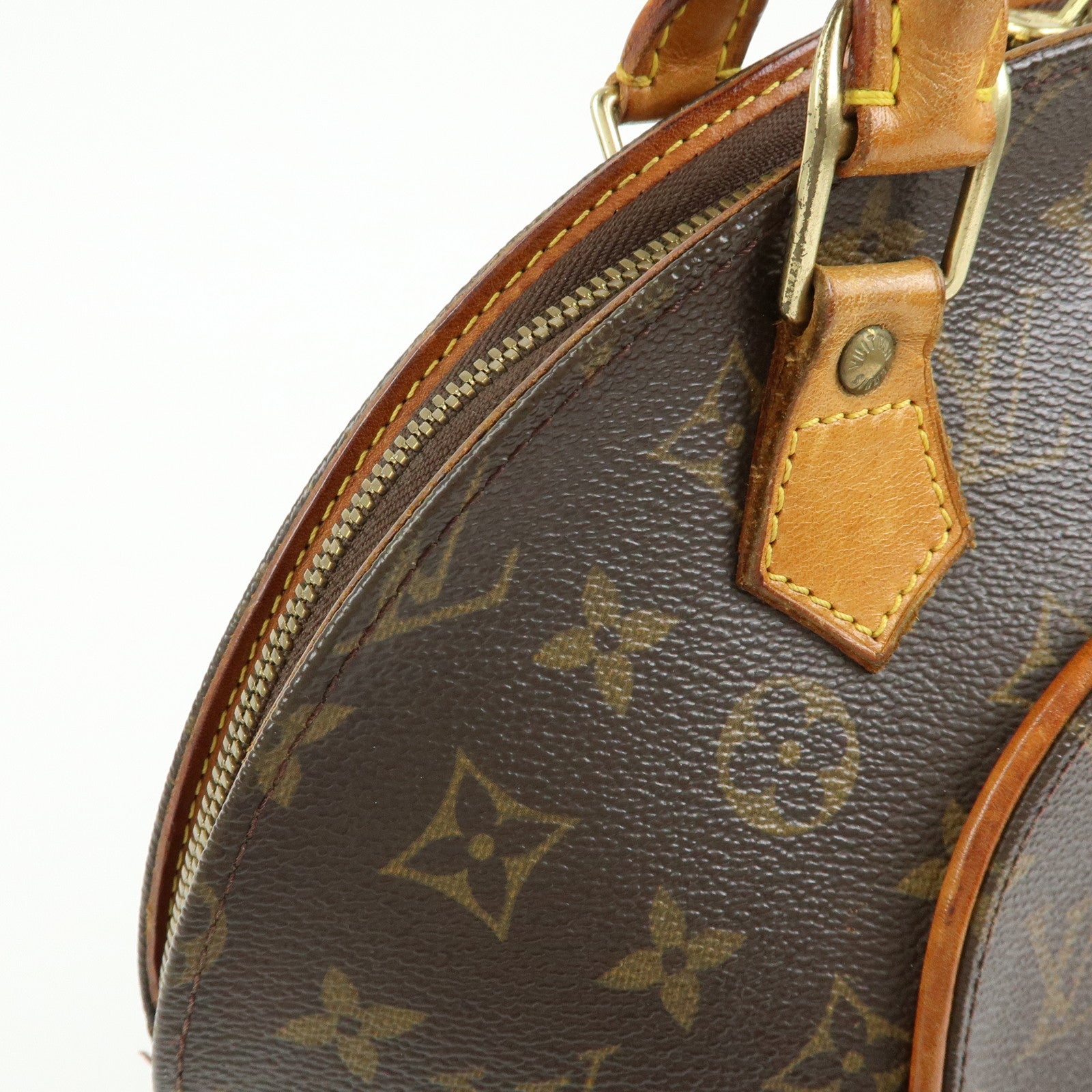 Louis Vuitton Monogram Ellipse PM Hand Bag Brown M51127