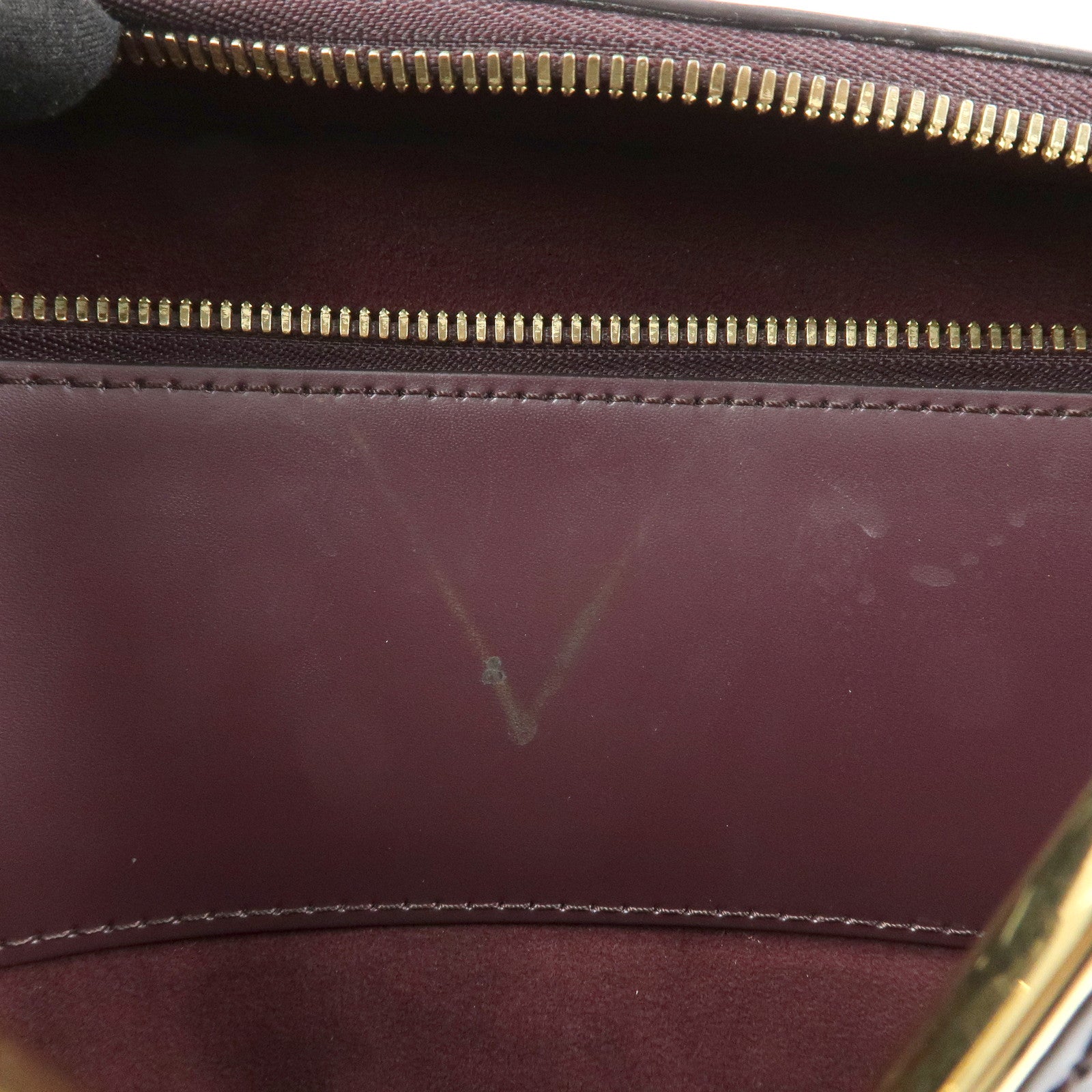 Louis Vuitton Monogram Vernis Melrose 2Way Hand Bag Amarante M42693