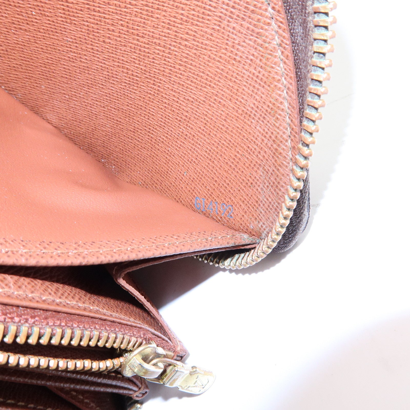 Louis Vuitton Monogram Canvas Zippy Wallet Long Wallet Brown M42616