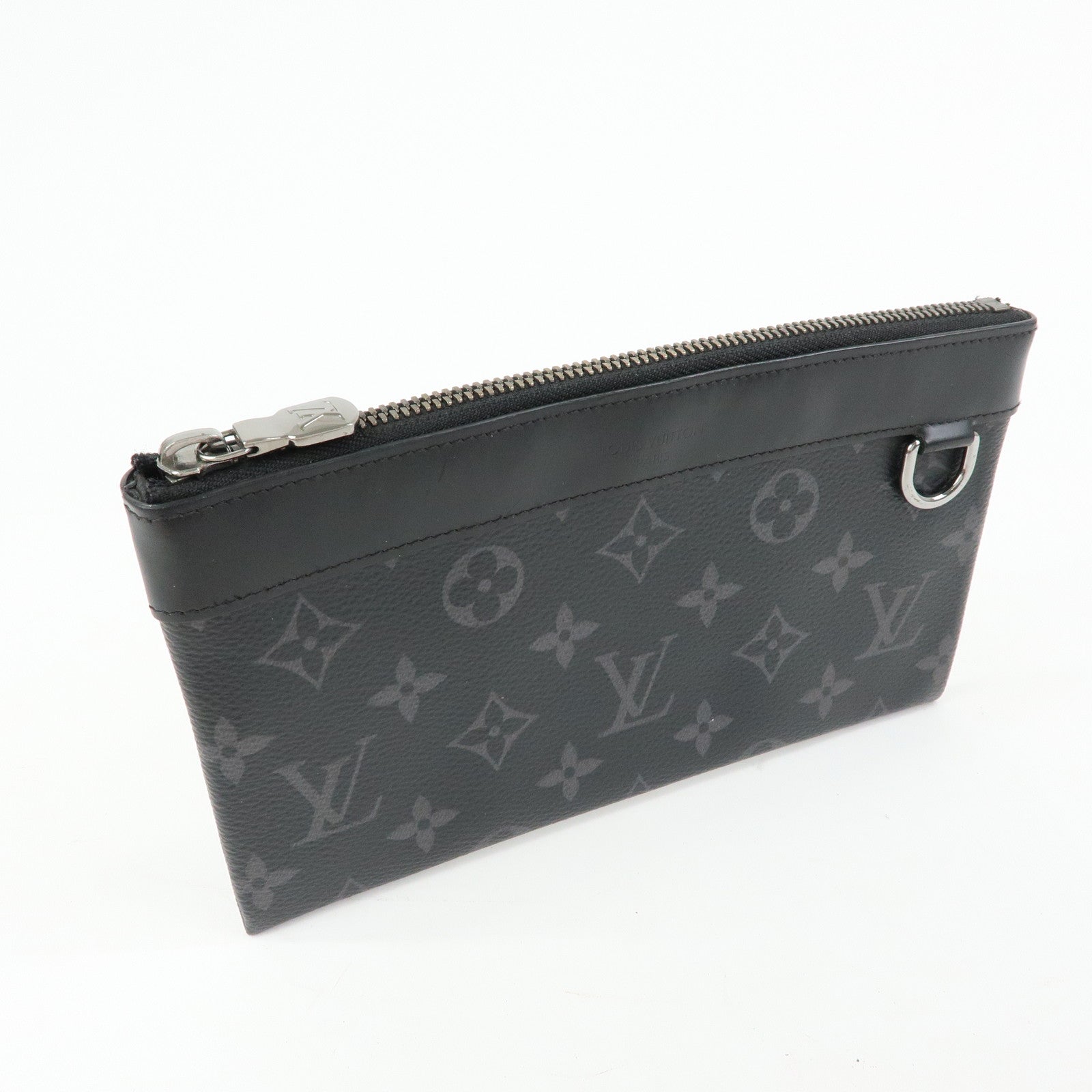 Louis Vuitton Monogram Eclips Pochette Discovery PM Pouch M44323