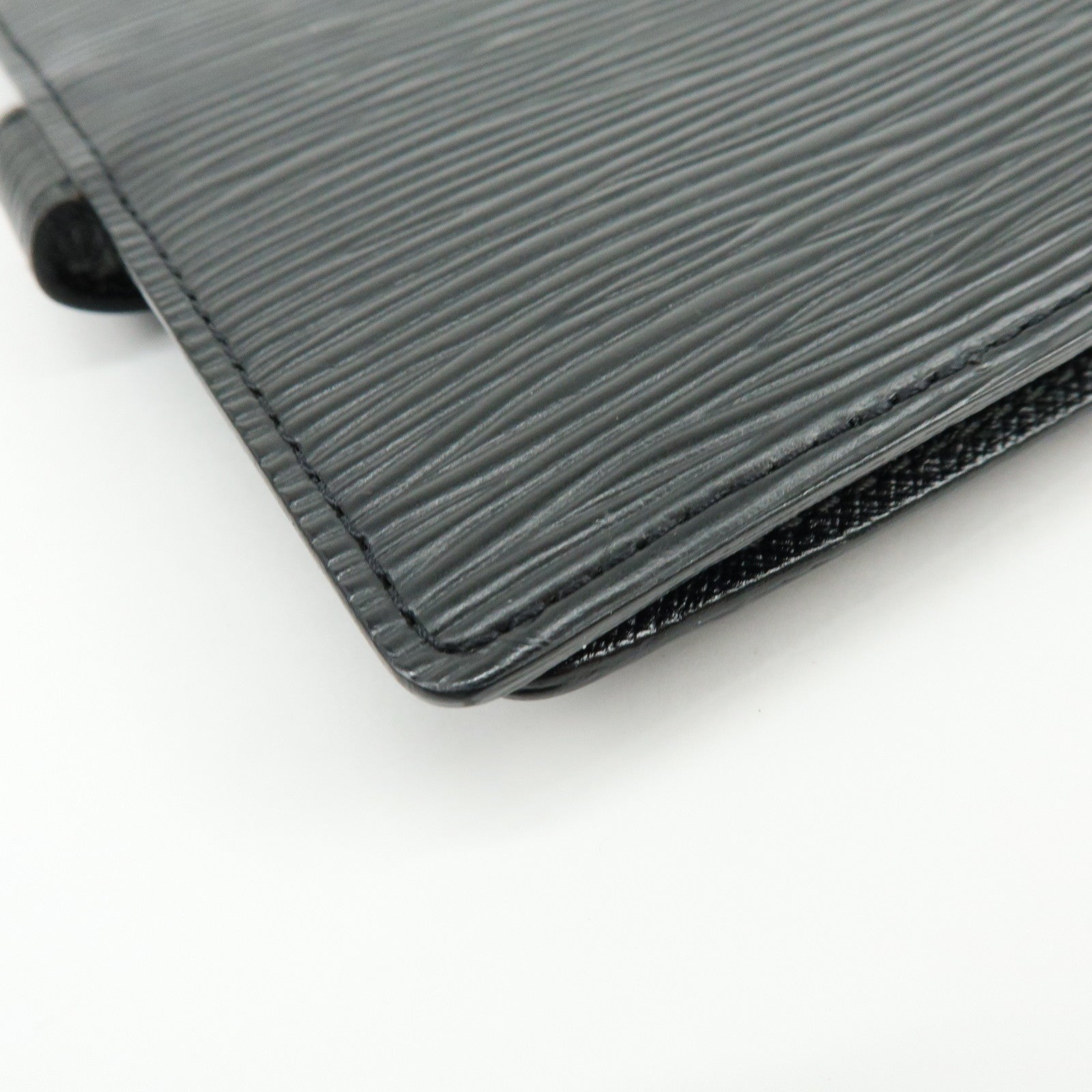 Louis Vuitton Epi Agenda PM Planner Cover Noir R20052
