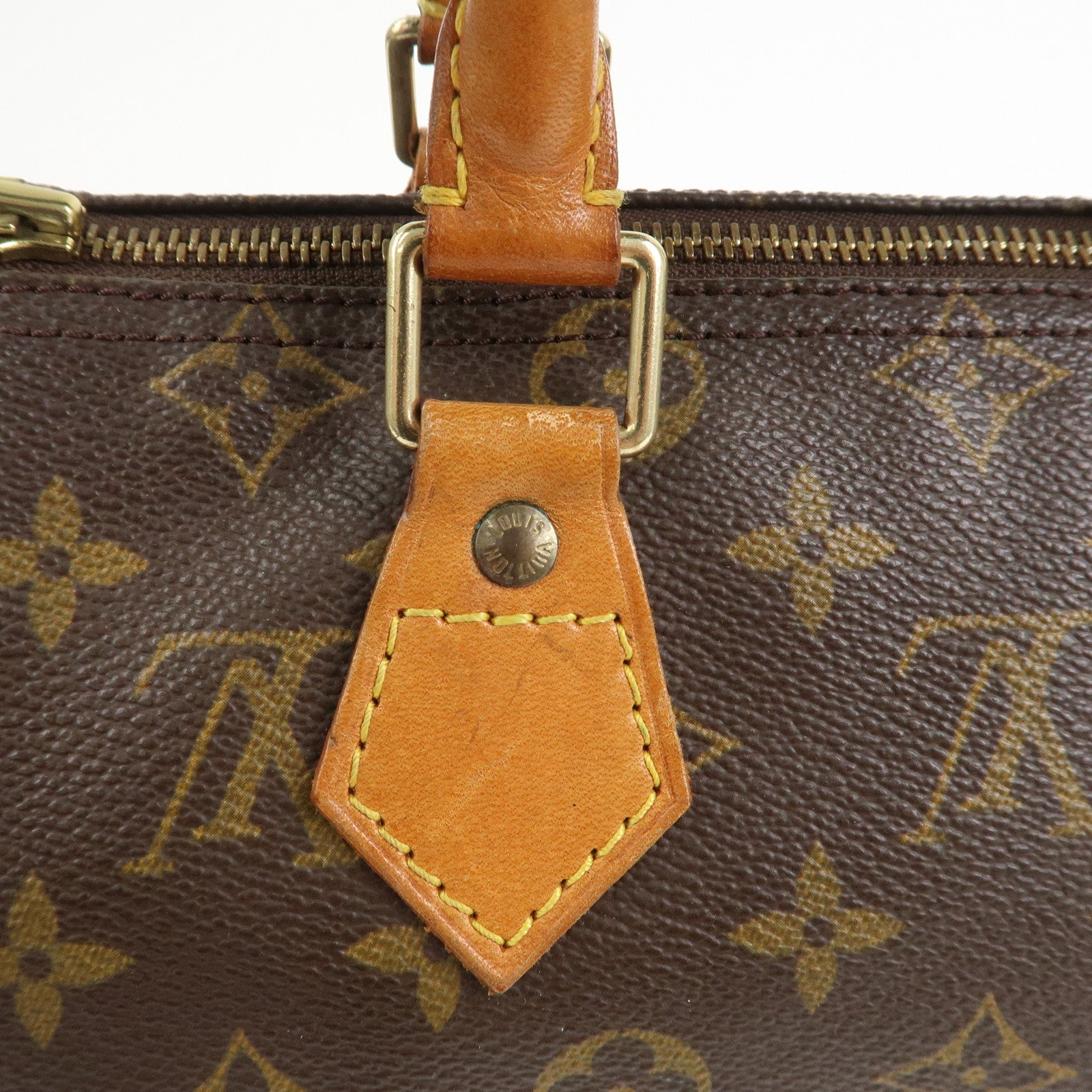 Louis Vuitton Monogram Speedy 25 Boston Bag Hand Bag Brown M41528