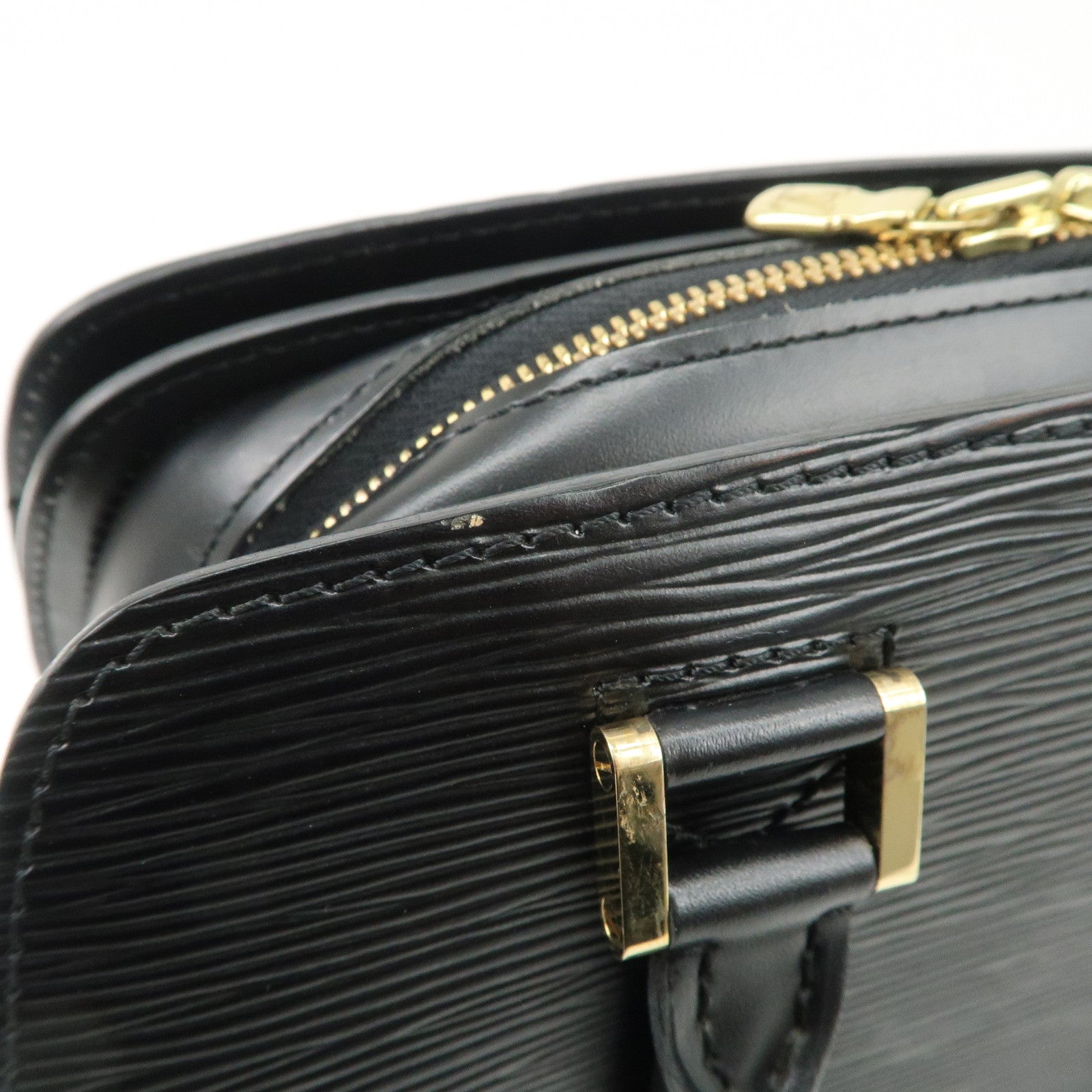 Louis Vuitton Epi Pont Neuf Hand Bag Black Noir M52052