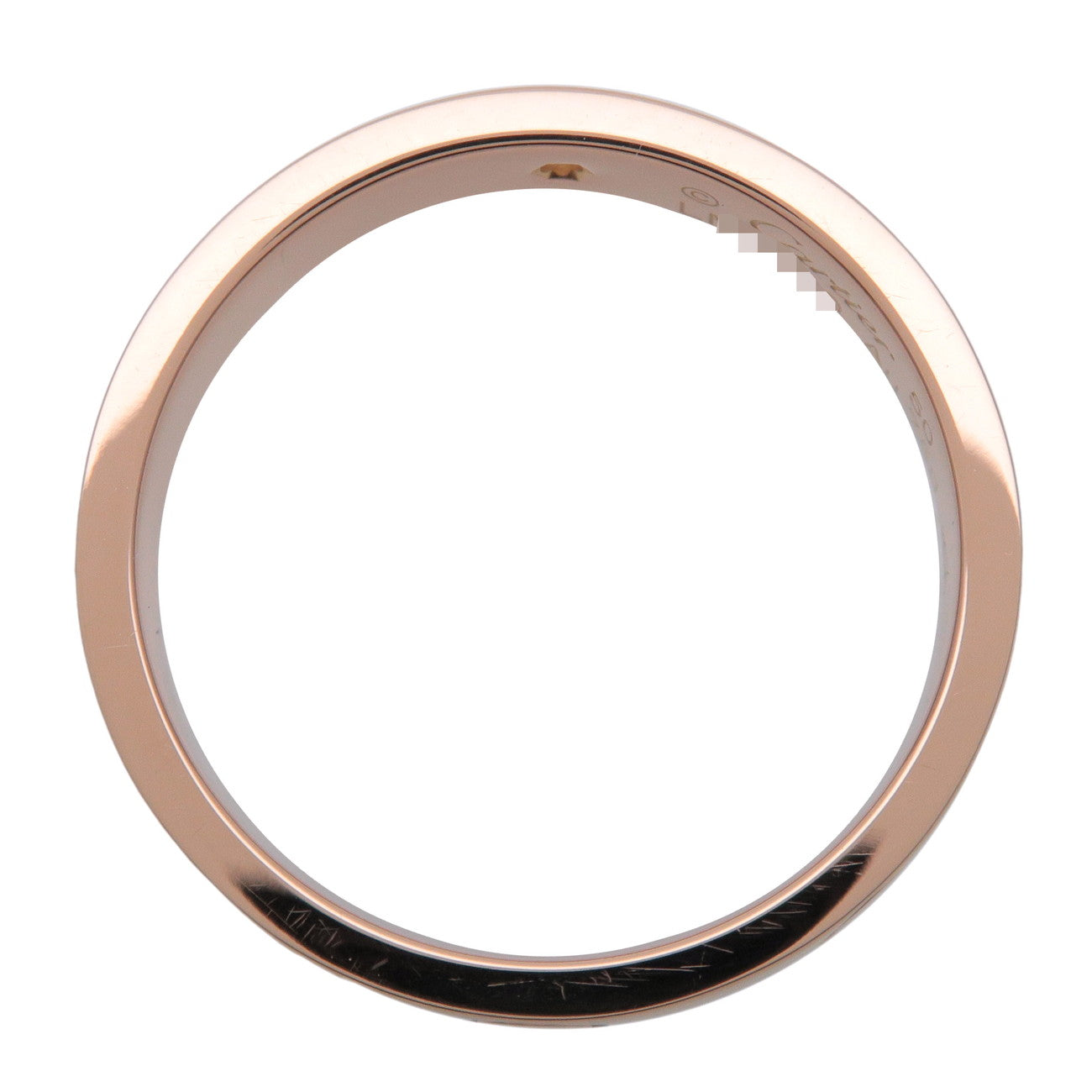 Cartier Mini Love 1P Diamond Ring # K18 750PG Rose Gold #50 US5.25